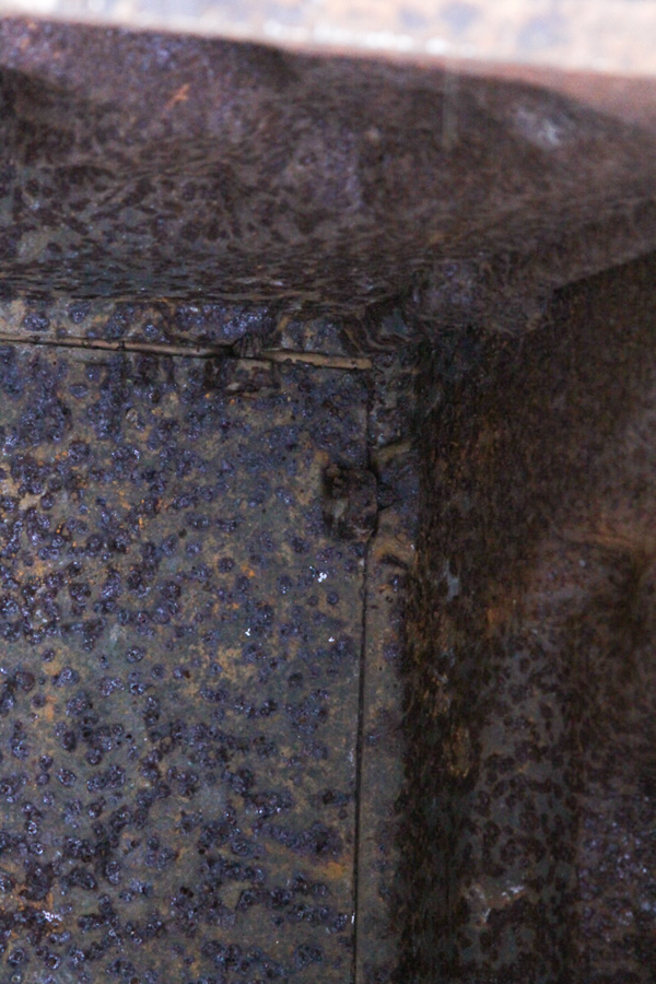 White Cast Iron Lion Planter