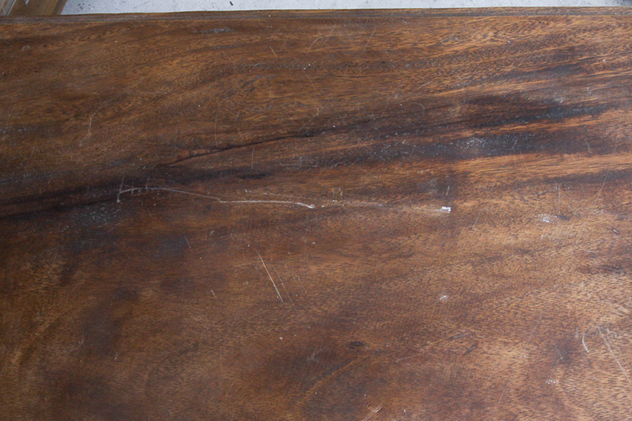 Carved Elephant Leg Coffee Table