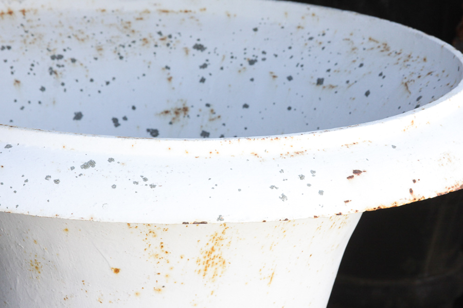 Pair of White Urn Planters