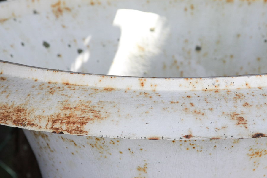 Pair of White Urn Planters