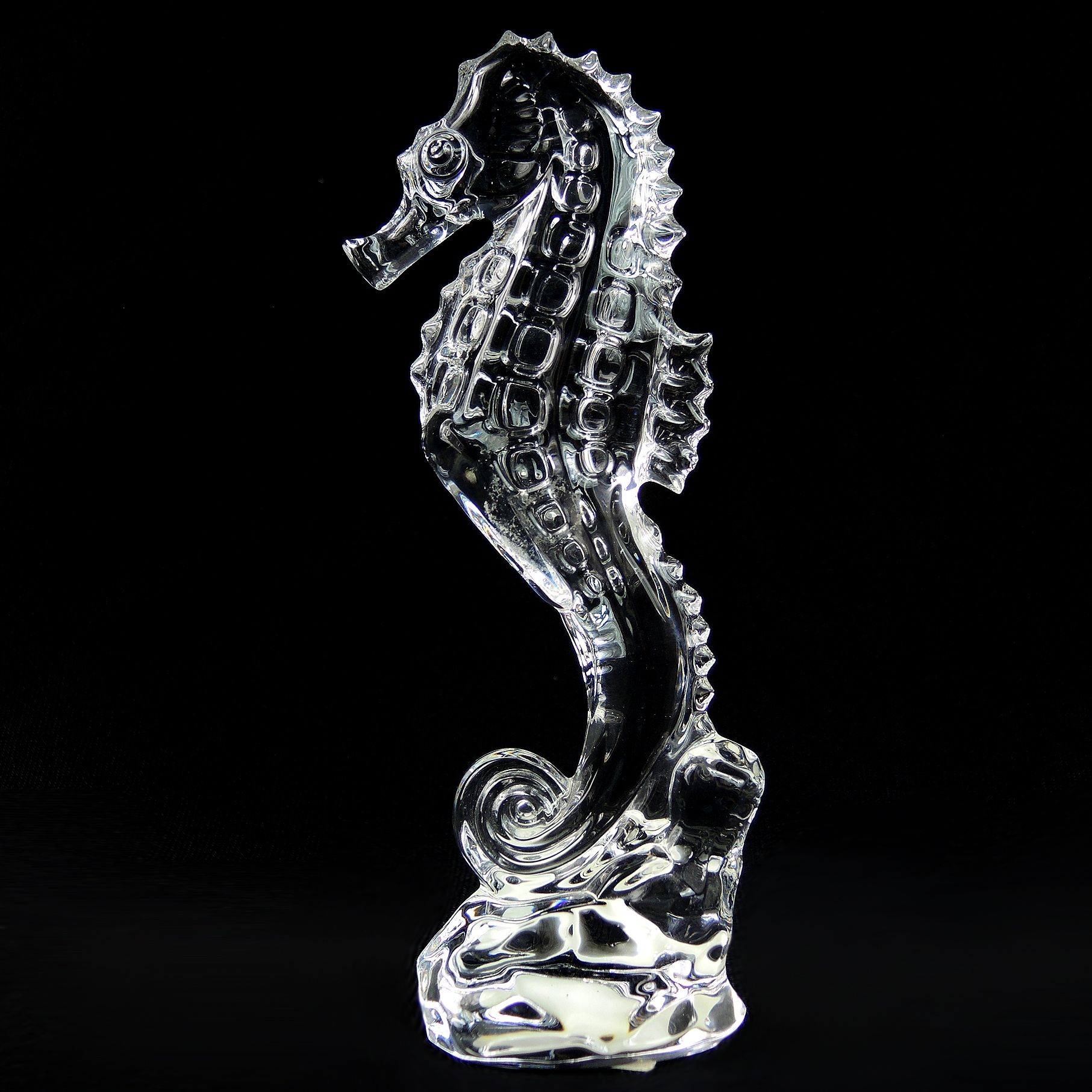 Waterford Crystal Seahorse Figurine