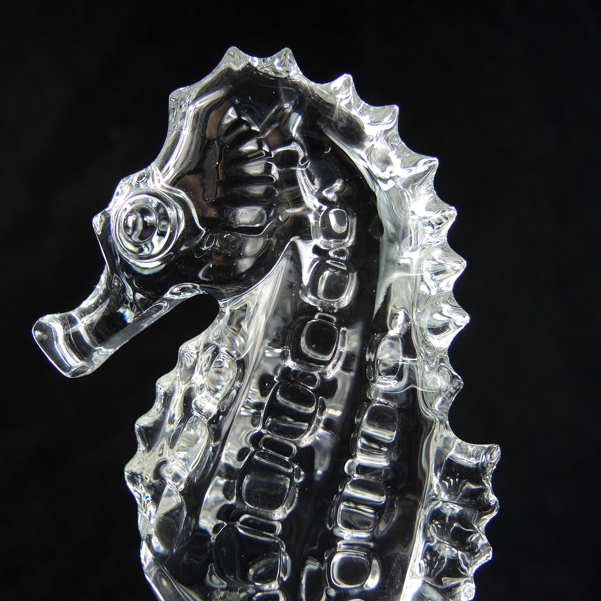 Waterford Crystal Seahorse Figurine