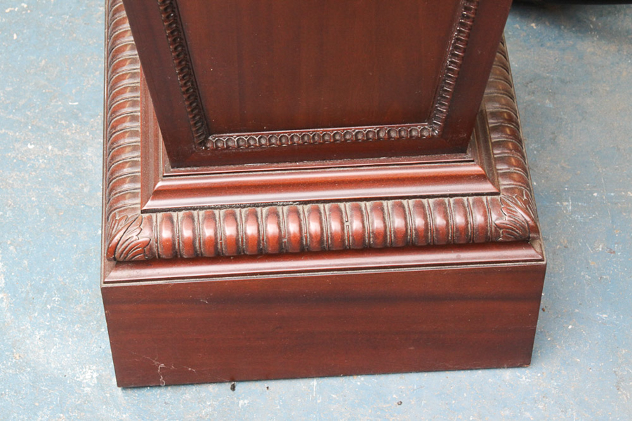 Neoclassical Style Wood and Marble Stand