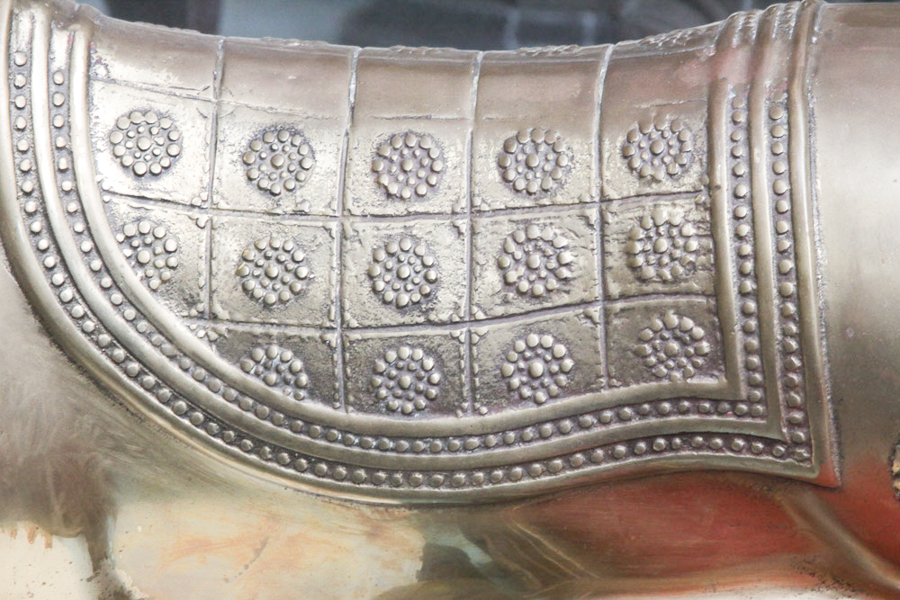 Large Vintage Hollywood Regency Brass Deer