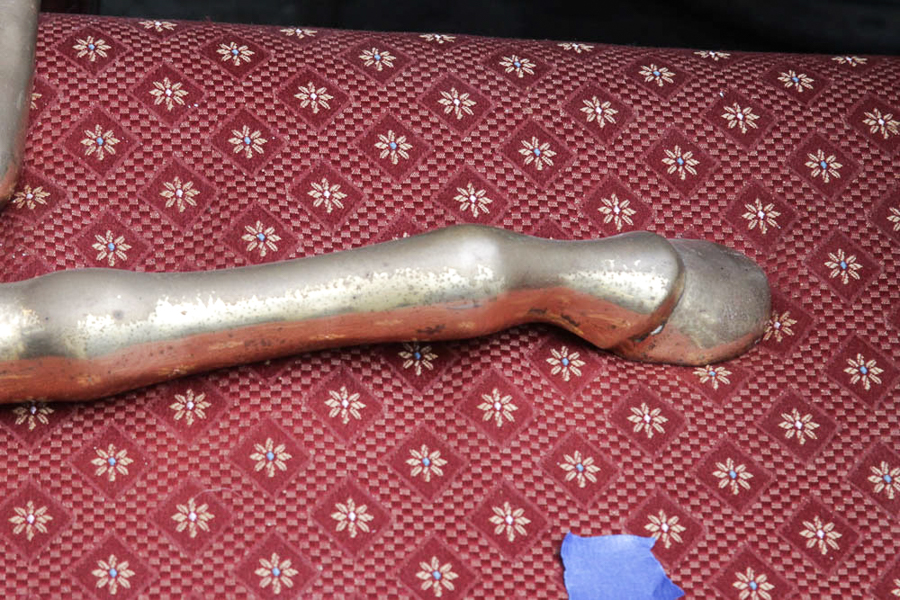 Large Vintage Hollywood Regency Brass Deer