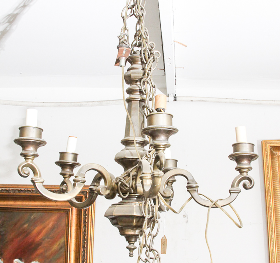 Vintage Brass Chandelier