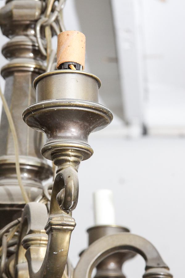 Vintage Brass Chandelier