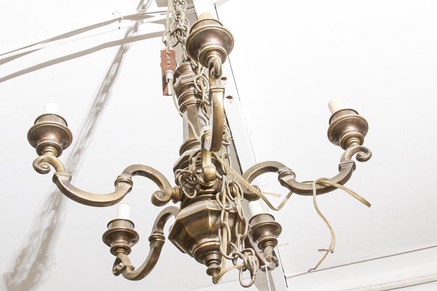 Vintage Brass Chandelier