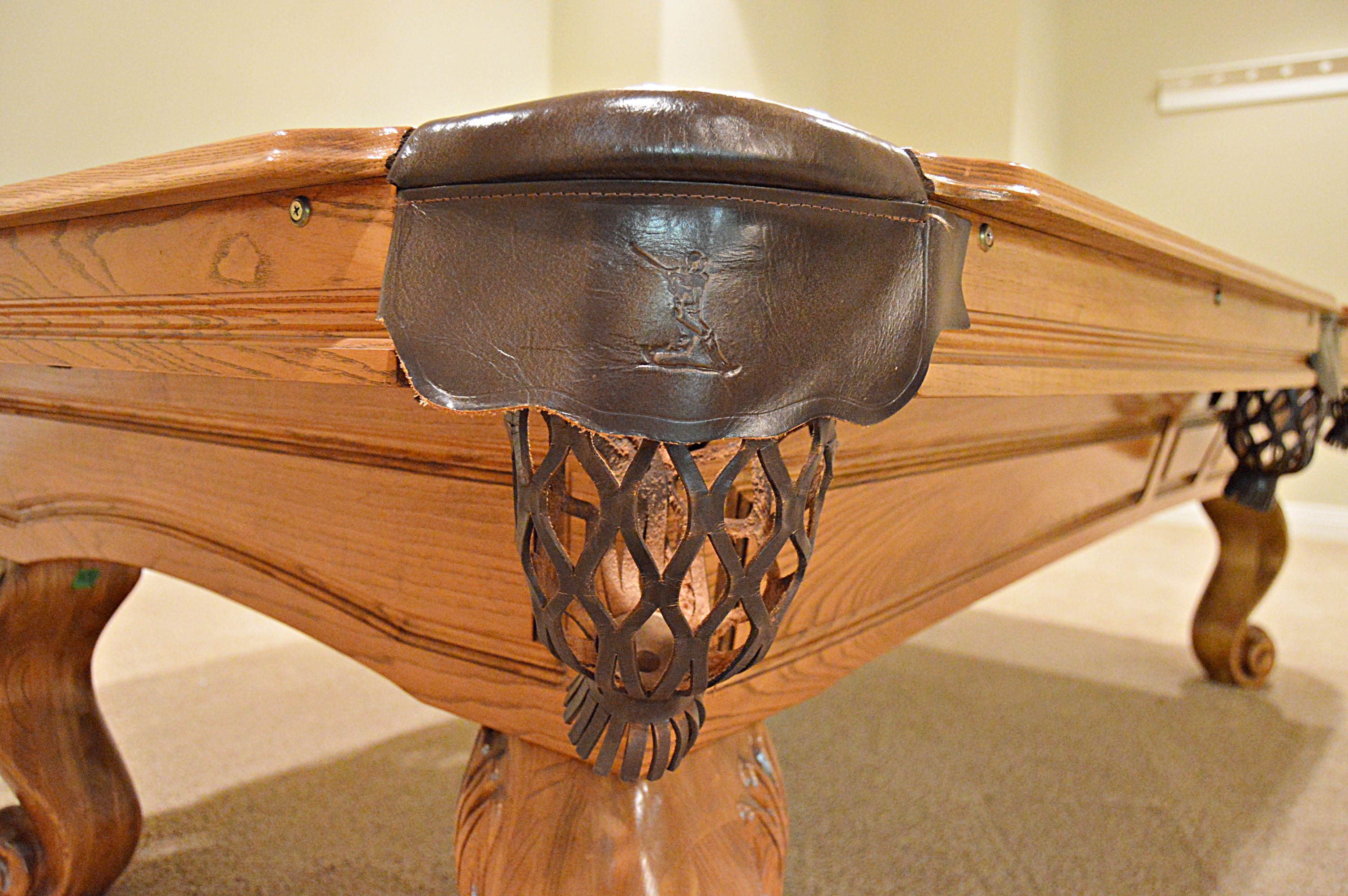 Connelly "Sedona" Pool Table with Baseball Motif Pockets