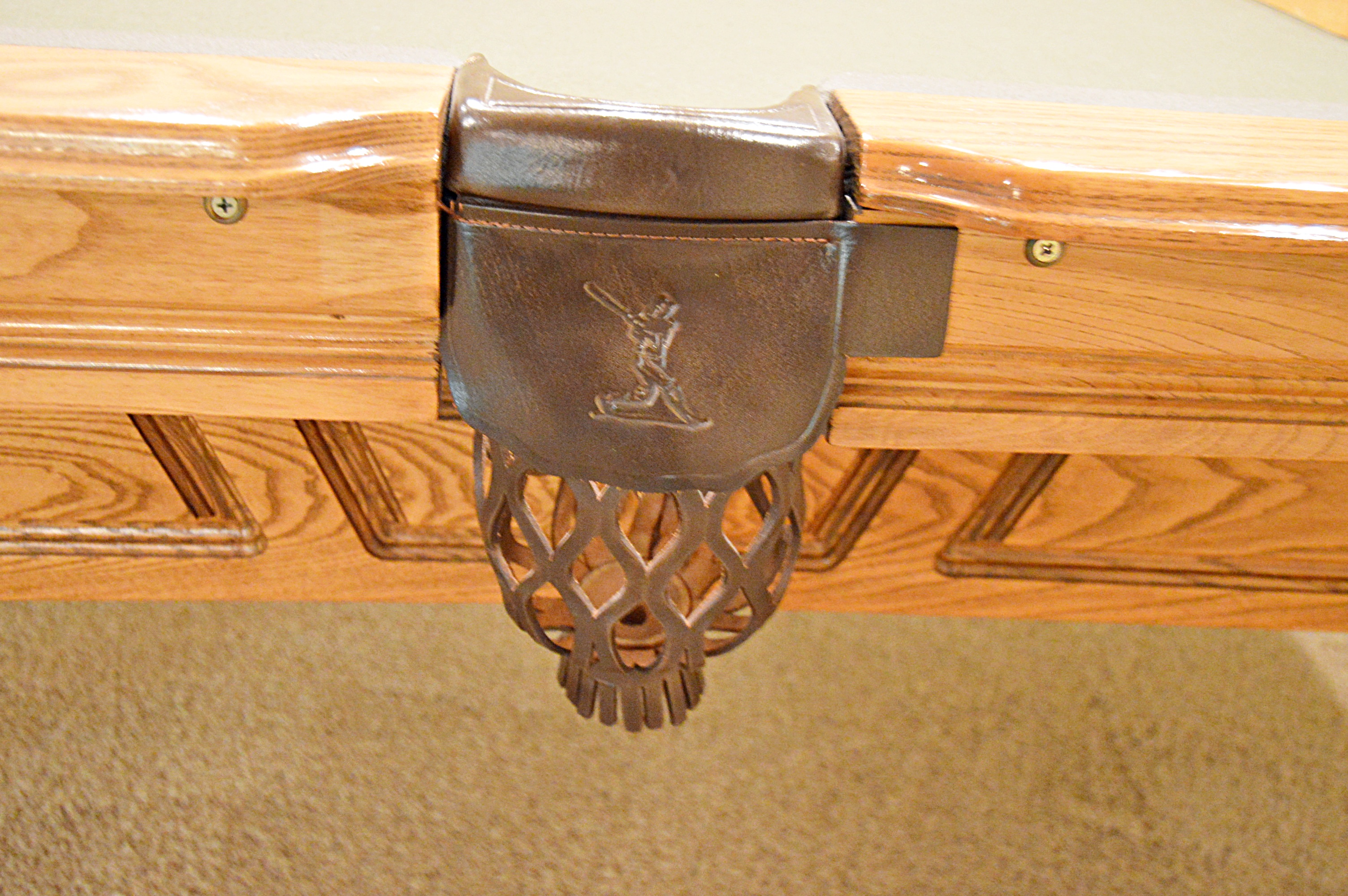 Connelly "Sedona" Pool Table with Baseball Motif Pockets