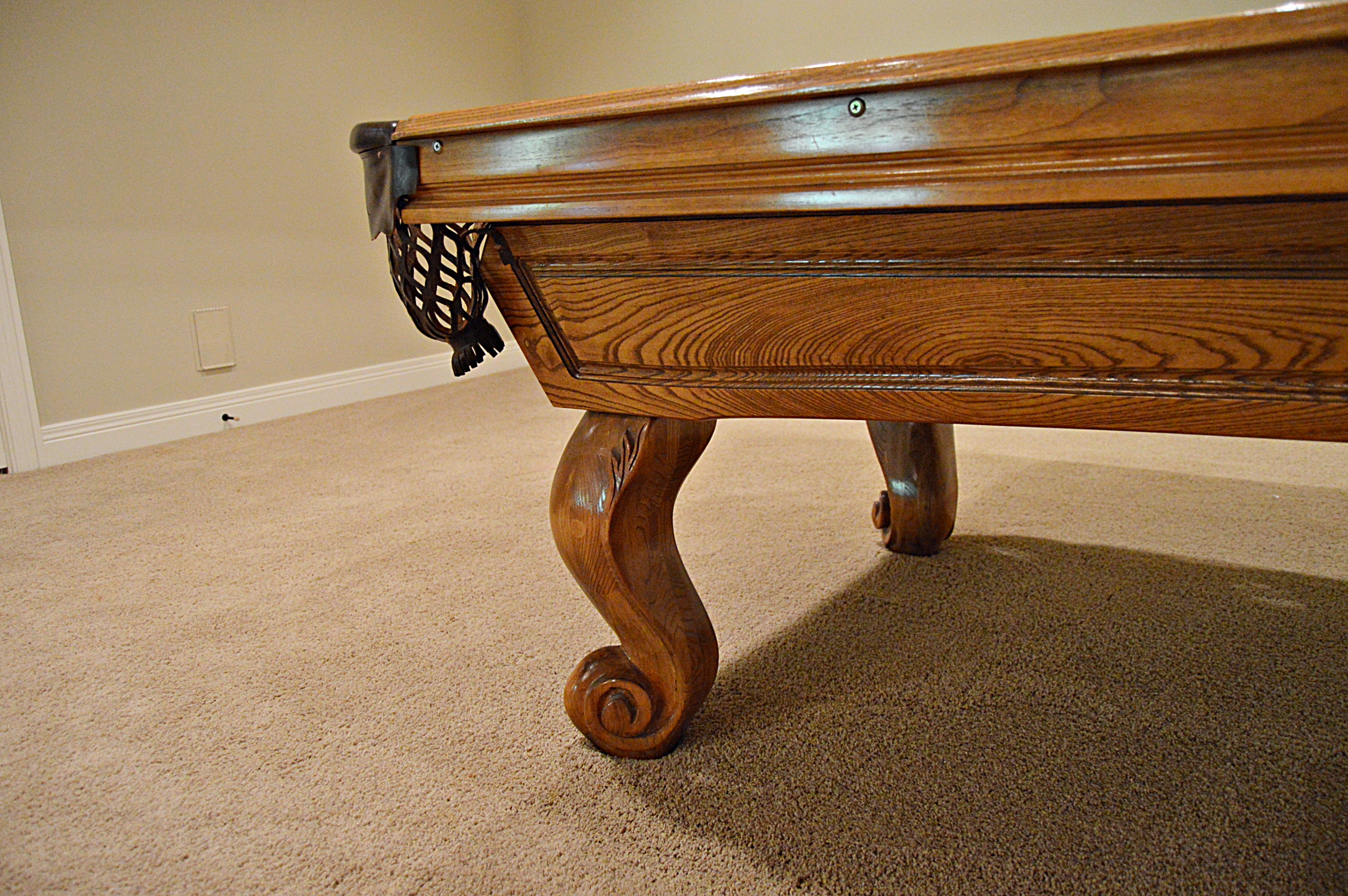 Connelly "Sedona" Pool Table with Baseball Motif Pockets