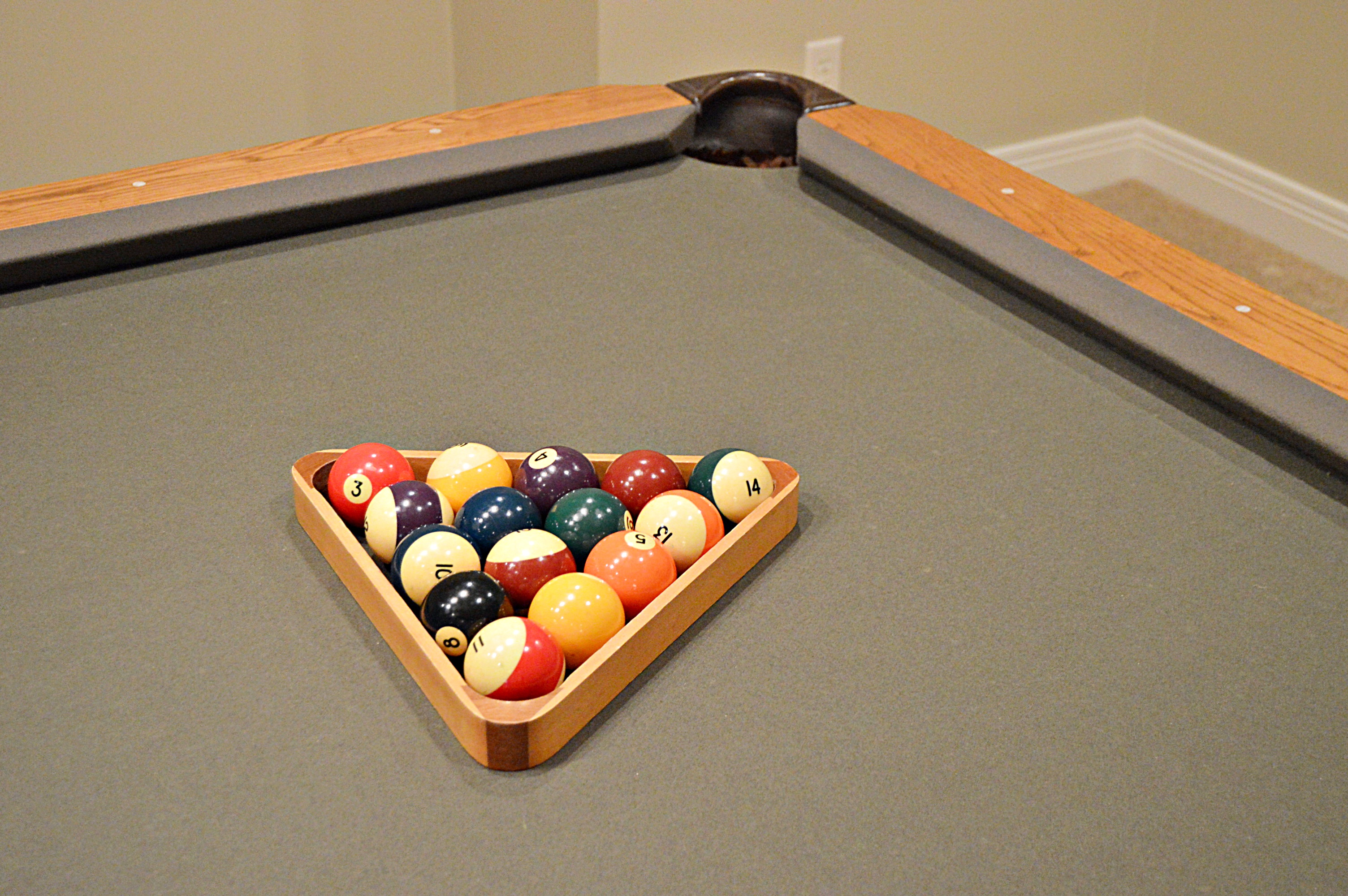 Connelly "Sedona" Pool Table with Baseball Motif Pockets