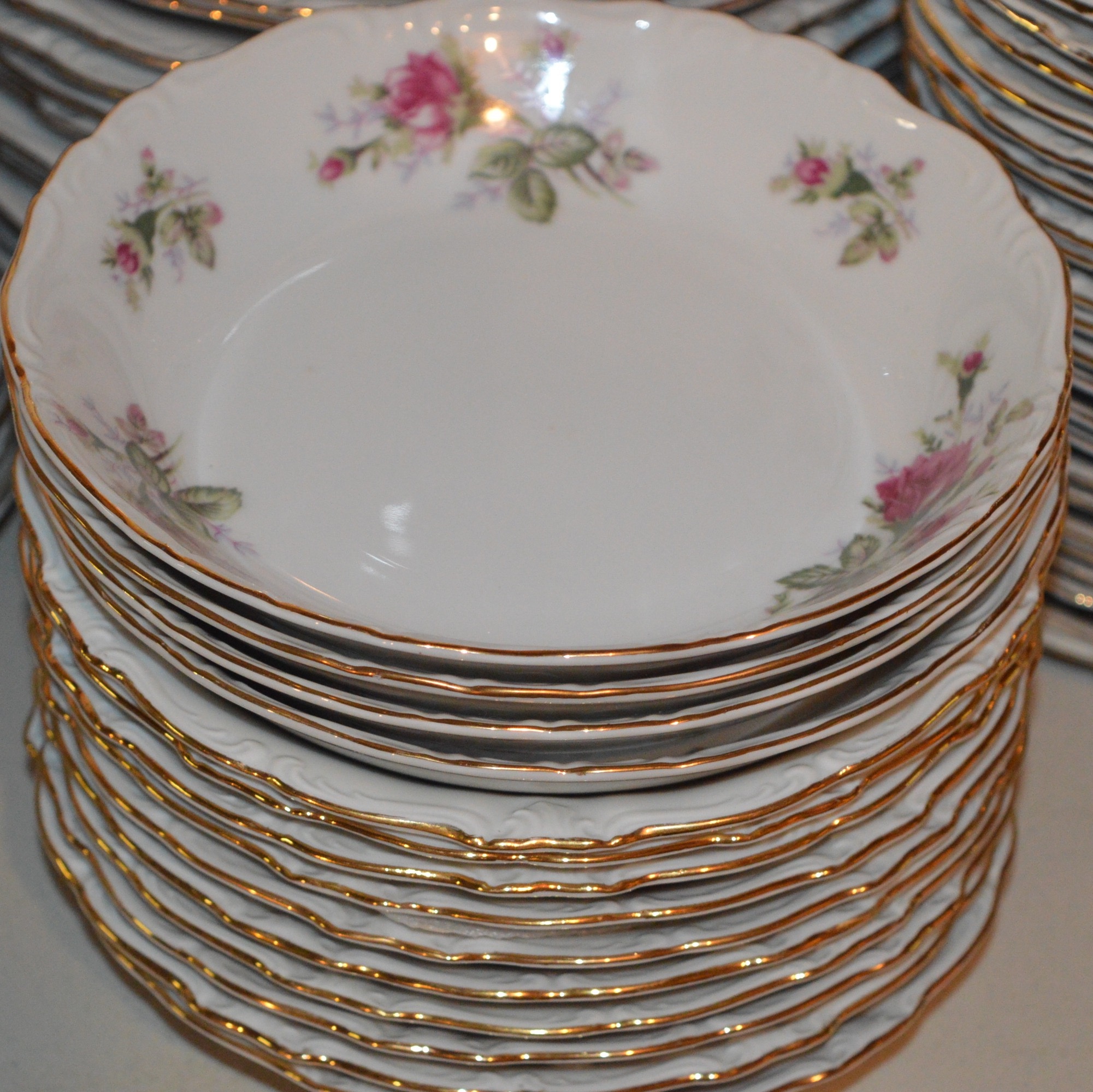 Mixed Collection of Bavarian Rose Bud China