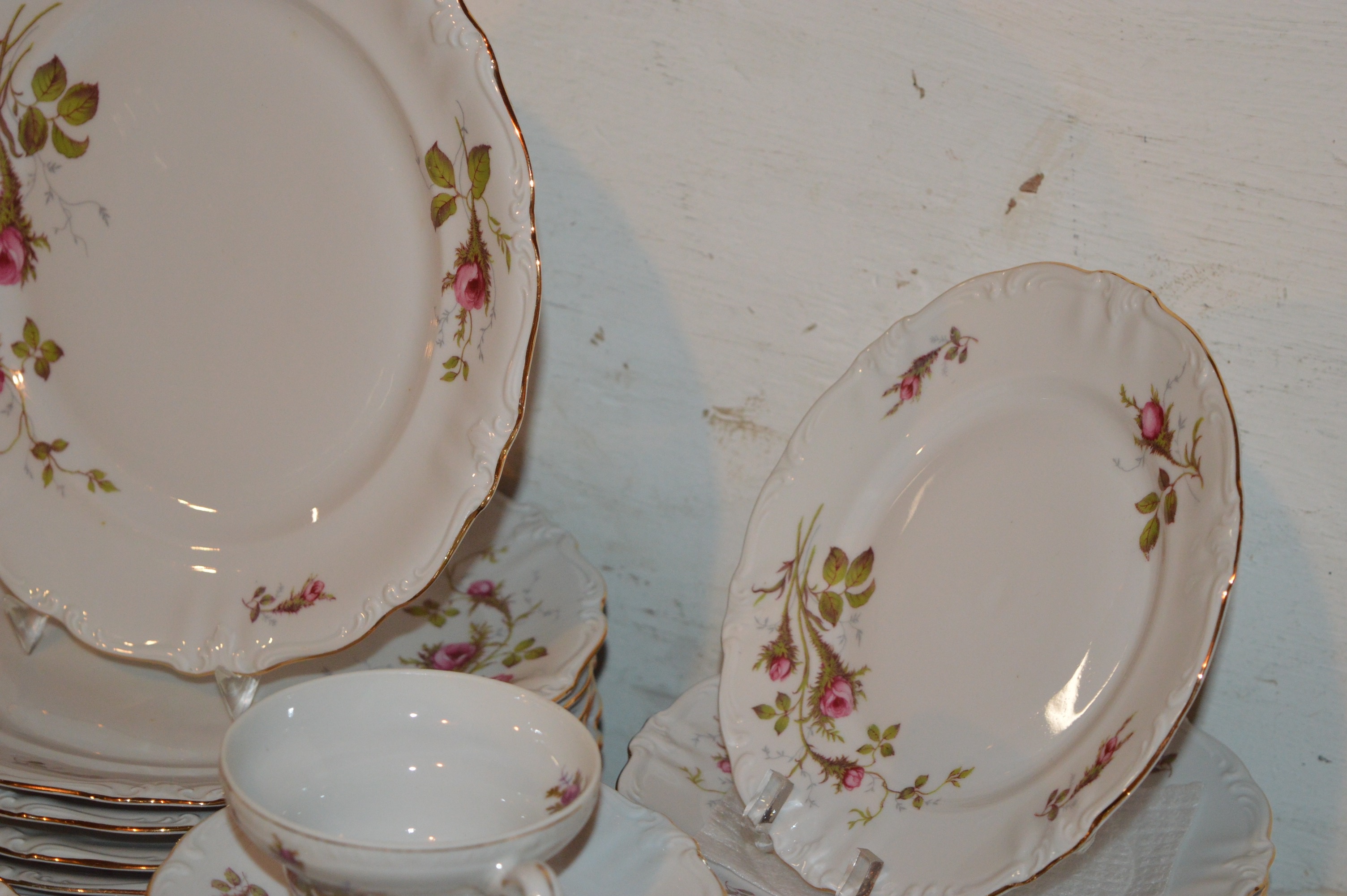 Mixed Collection of Bavarian Rose Bud China