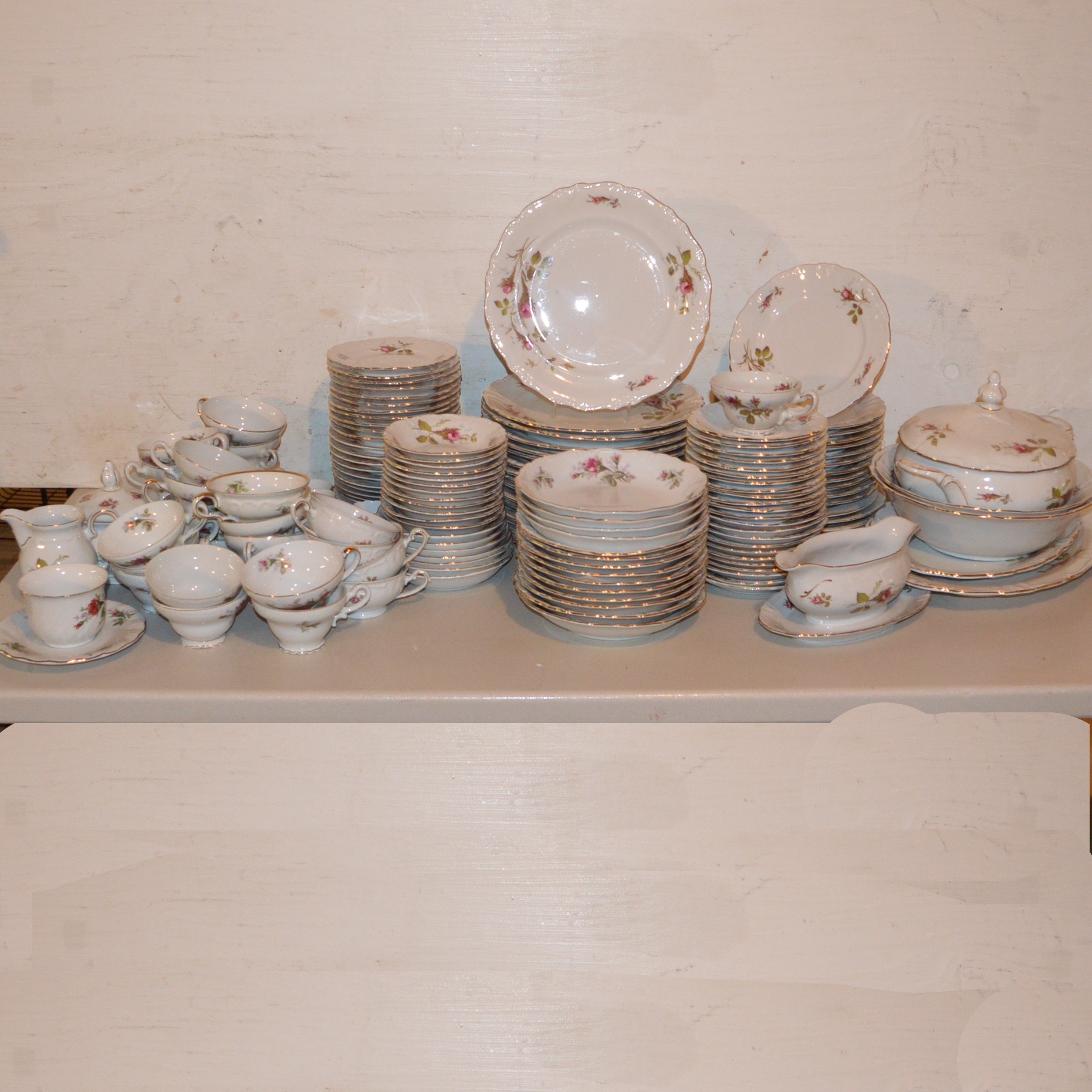 Mixed Collection of Bavarian Rose Bud China