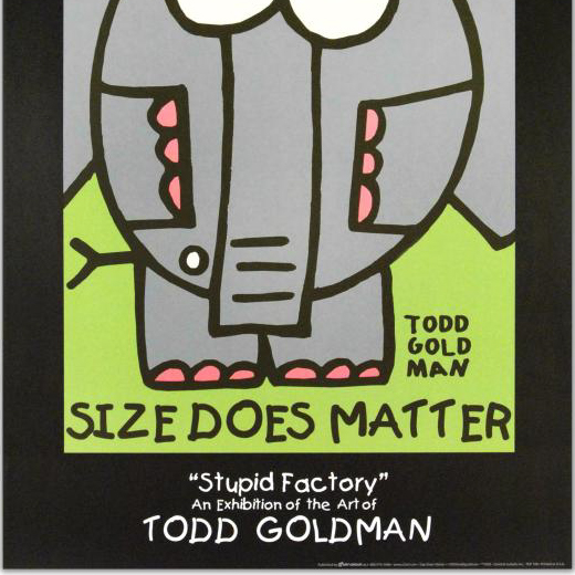 "Size Does Matter" Fine Art Litho Poster
