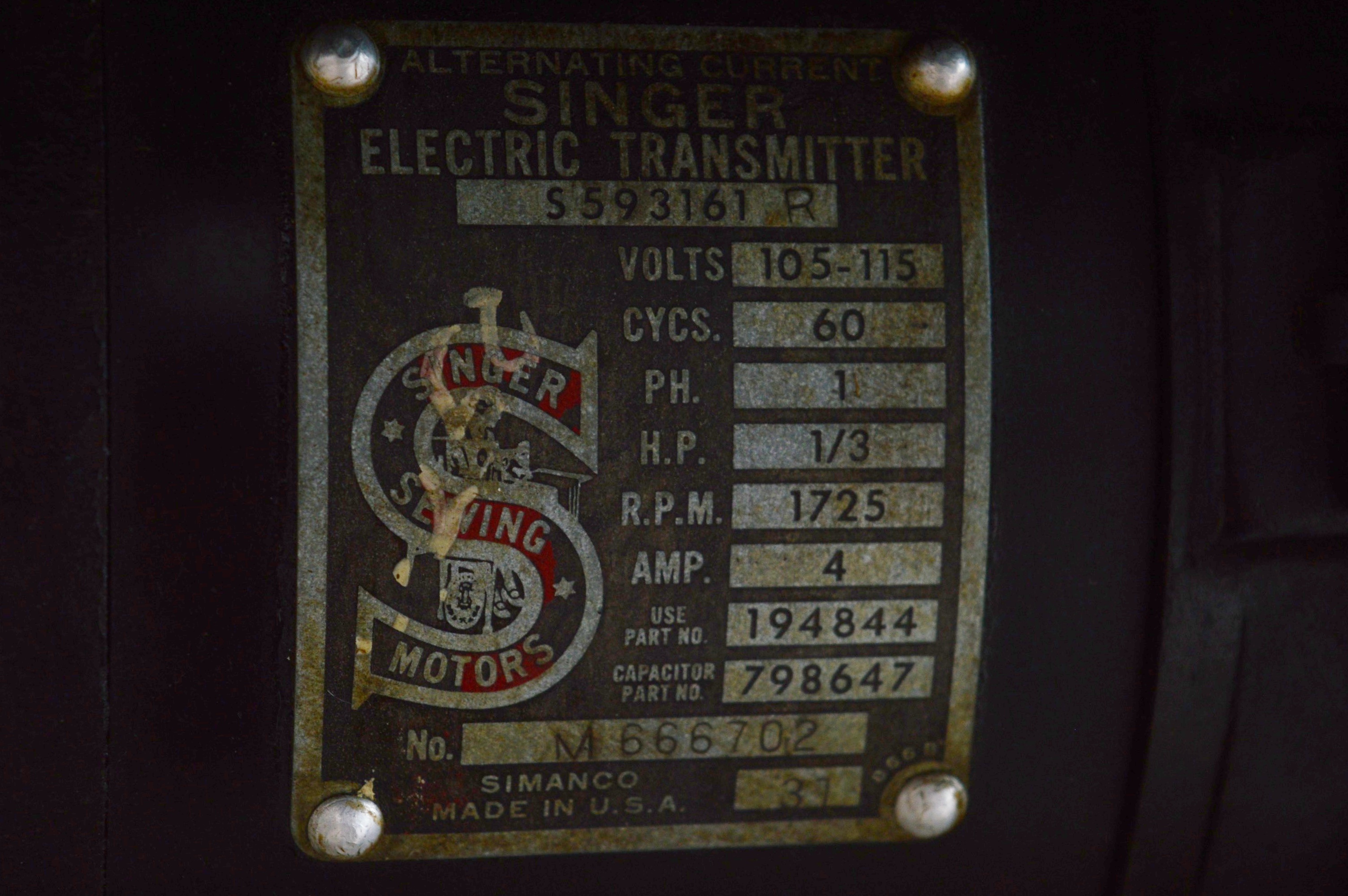 Vintage Consew Upholstery Sewing Machine