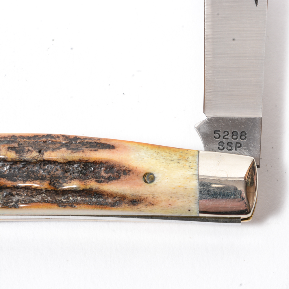 Case XX American Blade Premiere Edition Pocket Knife with Stag Handle