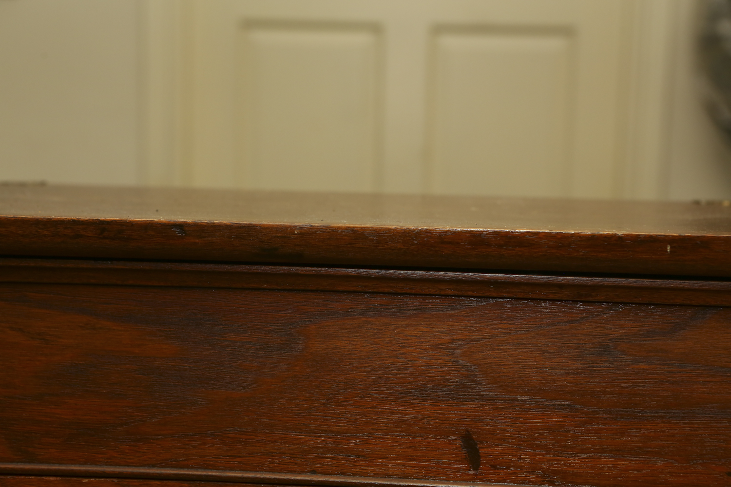 Antique American Walnut Drop Front Plantation Desk With Fitted Interior