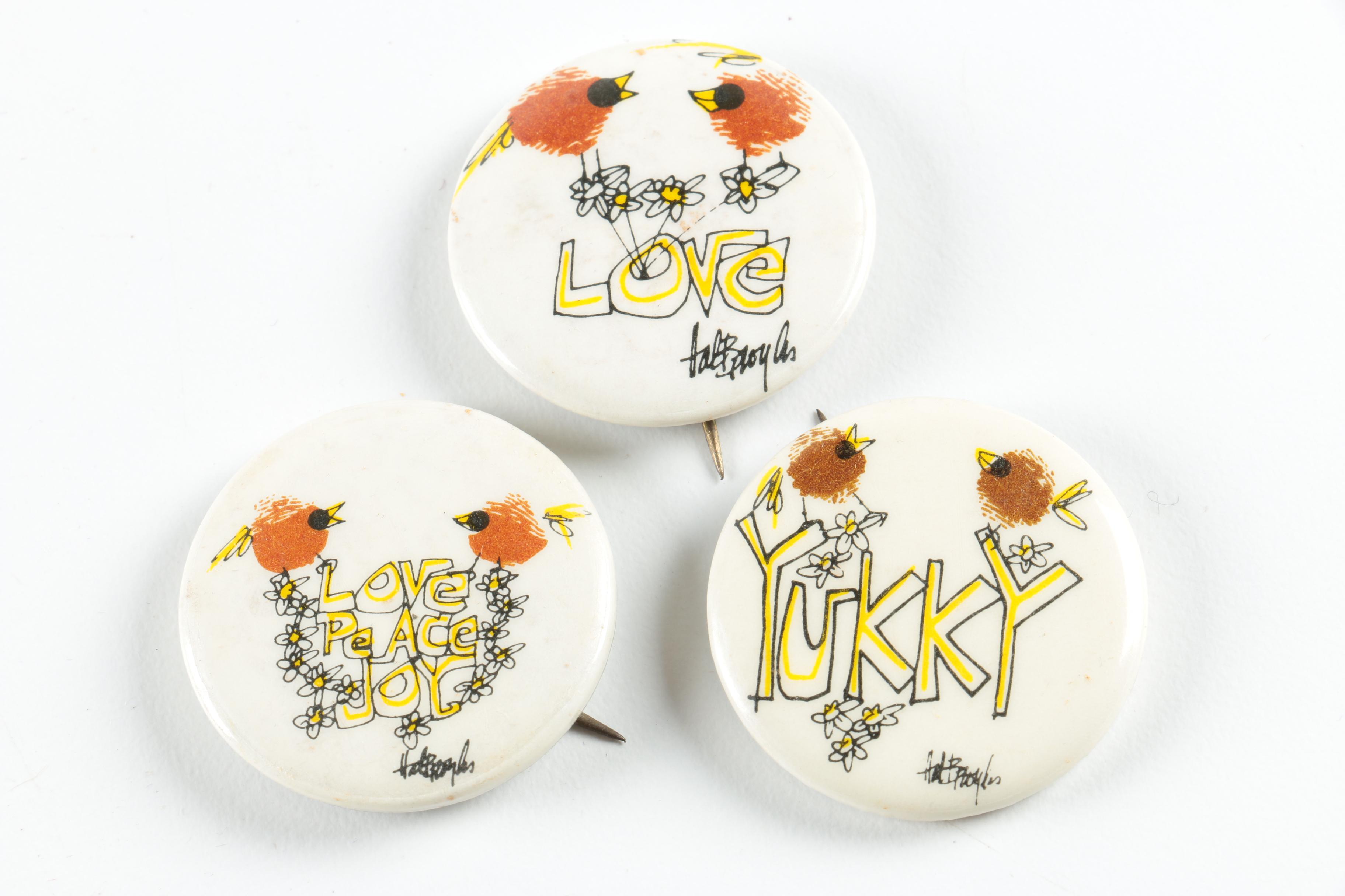 Vintage Pinback Buttons