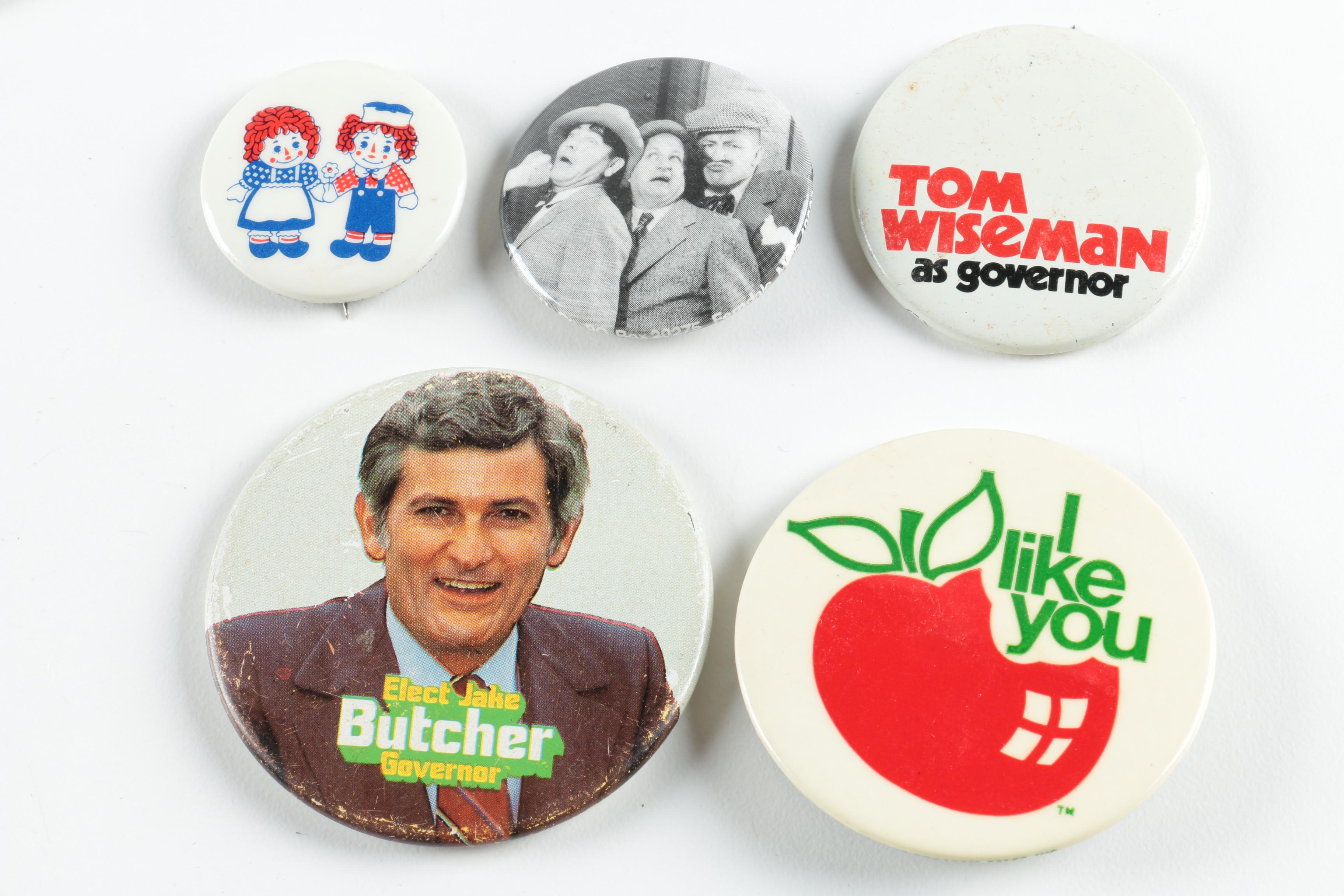 Vintage Pinback Buttons