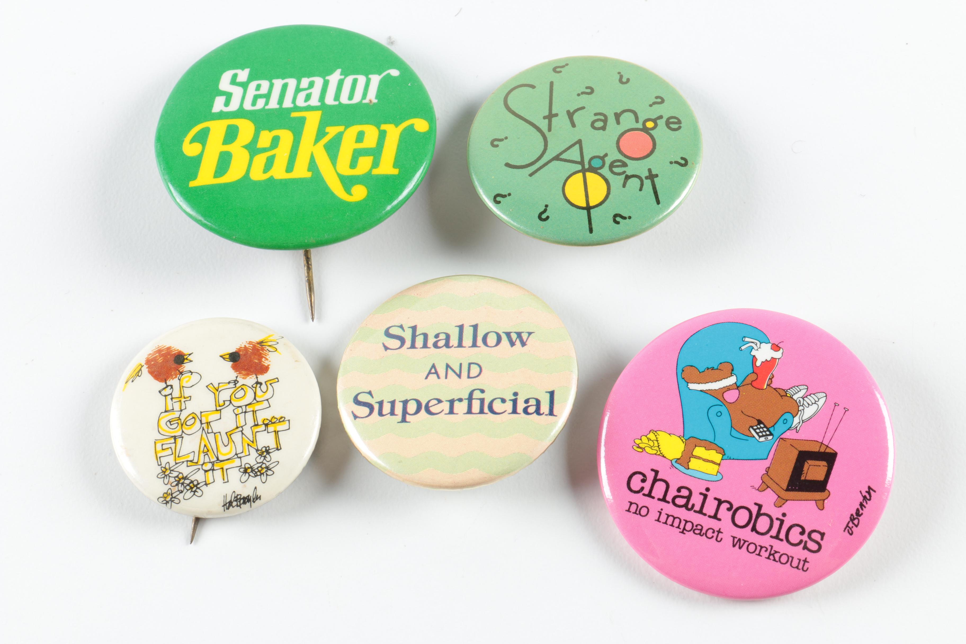Vintage Pinback Buttons