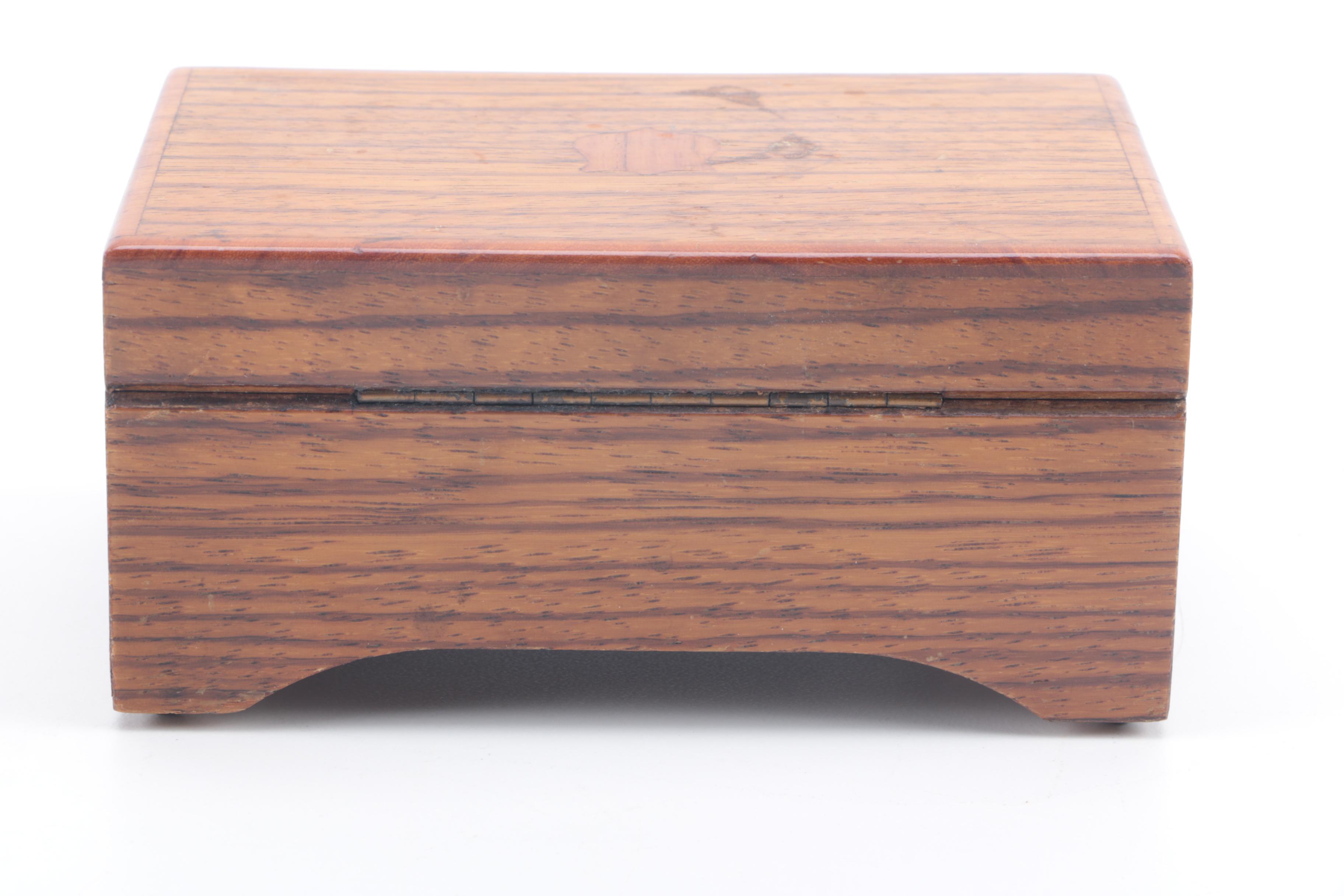 Wooden Music Boxes from Switzerland Including Reuge