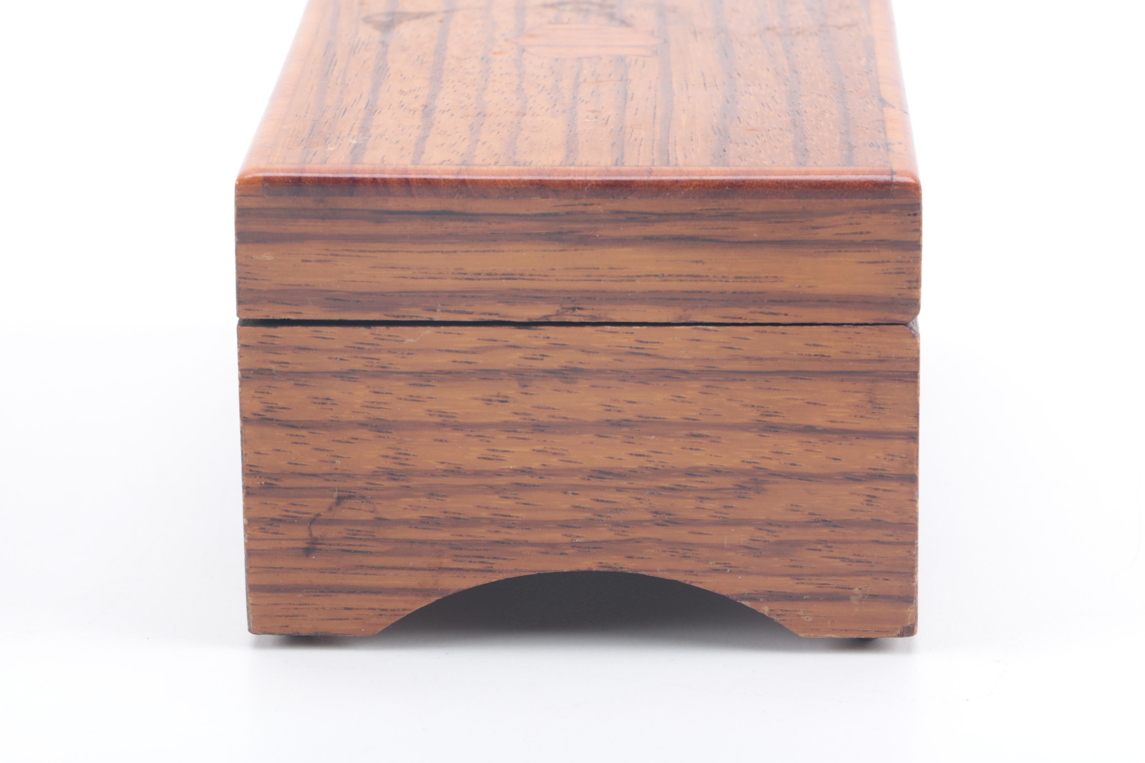Wooden Music Boxes from Switzerland Including Reuge