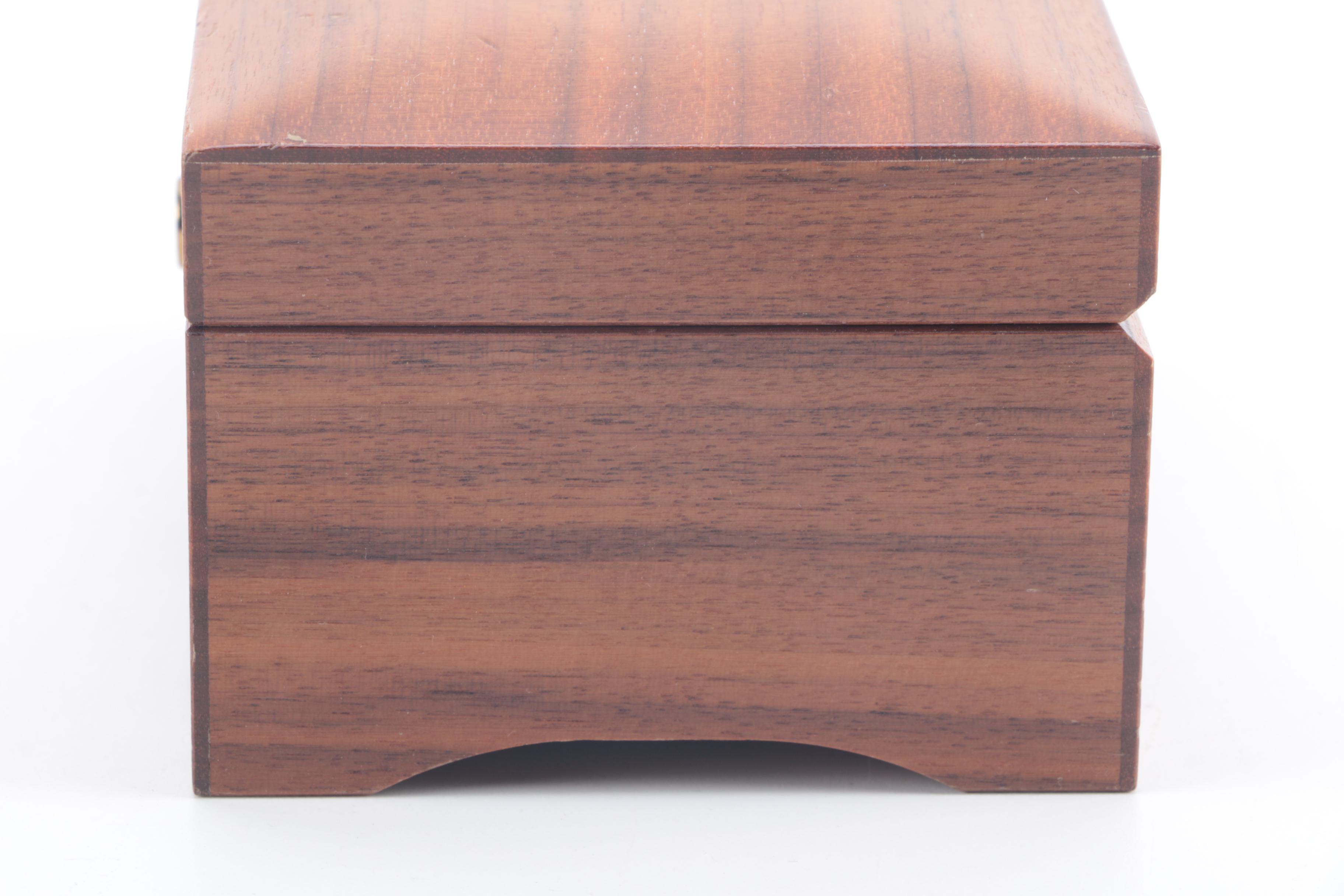 Wooden Music Boxes from Switzerland Including Reuge