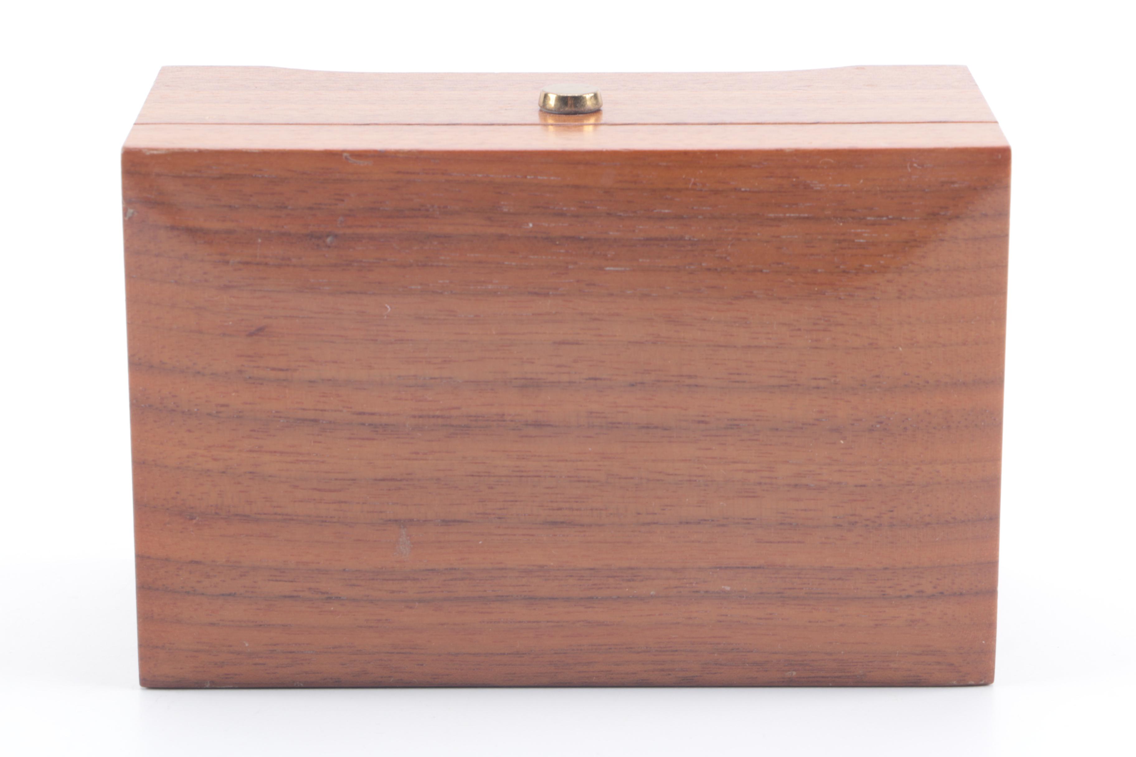 Wooden Music Boxes from Switzerland Including Reuge