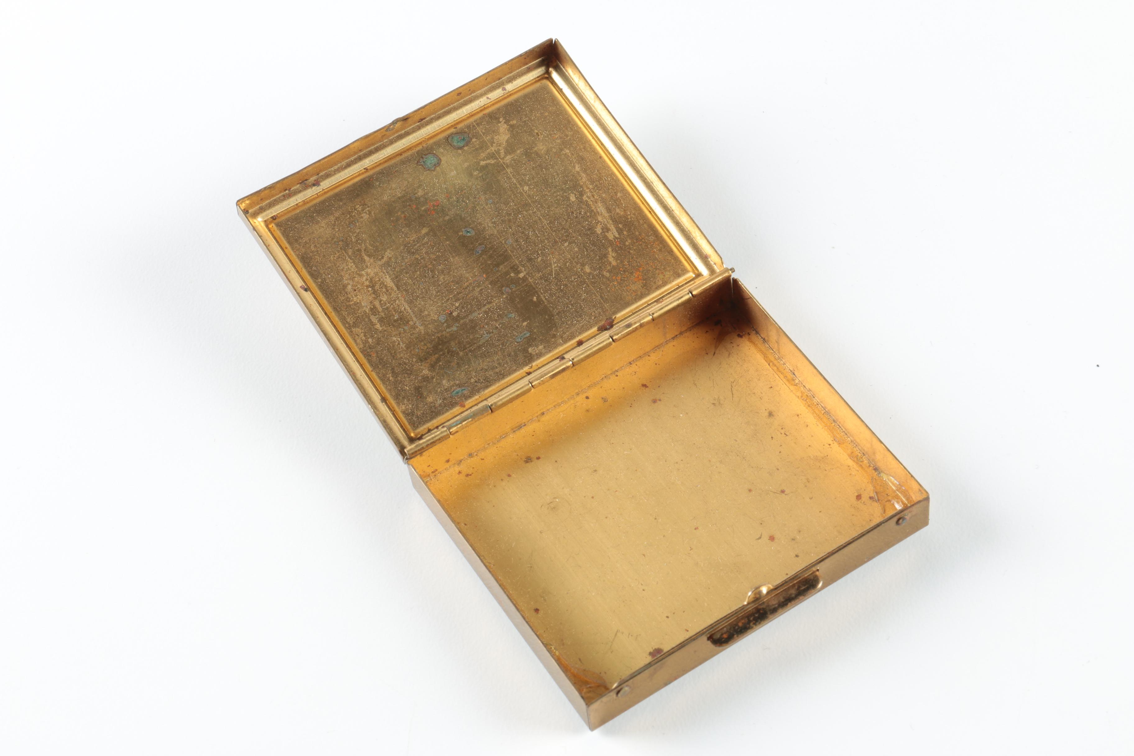 Porcelain Trinket Boxes and Figurine plus Vintage Compact