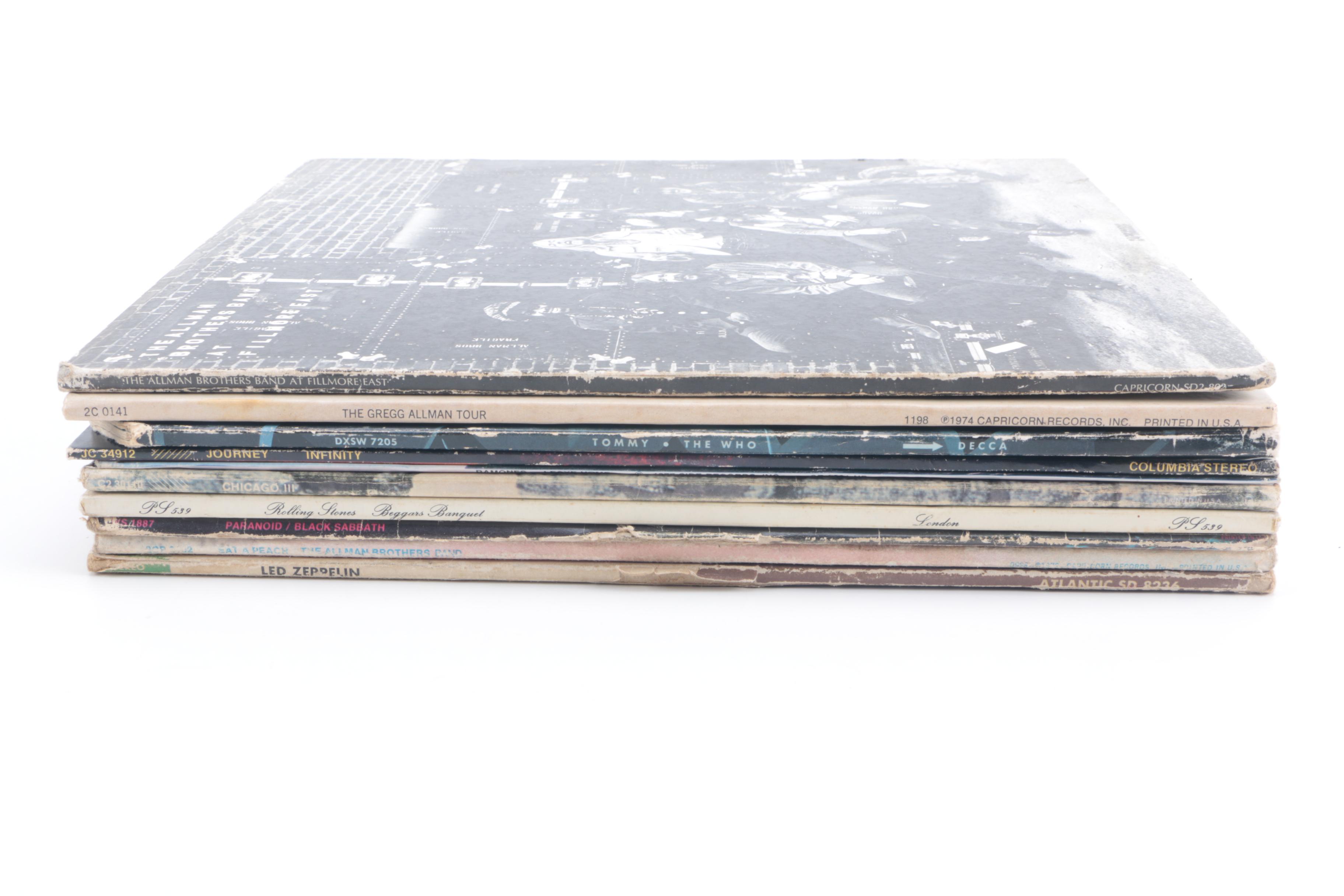 Ramones, Black Sabbath, Stones, Zeppelin, and Other Rock/Pop LPs