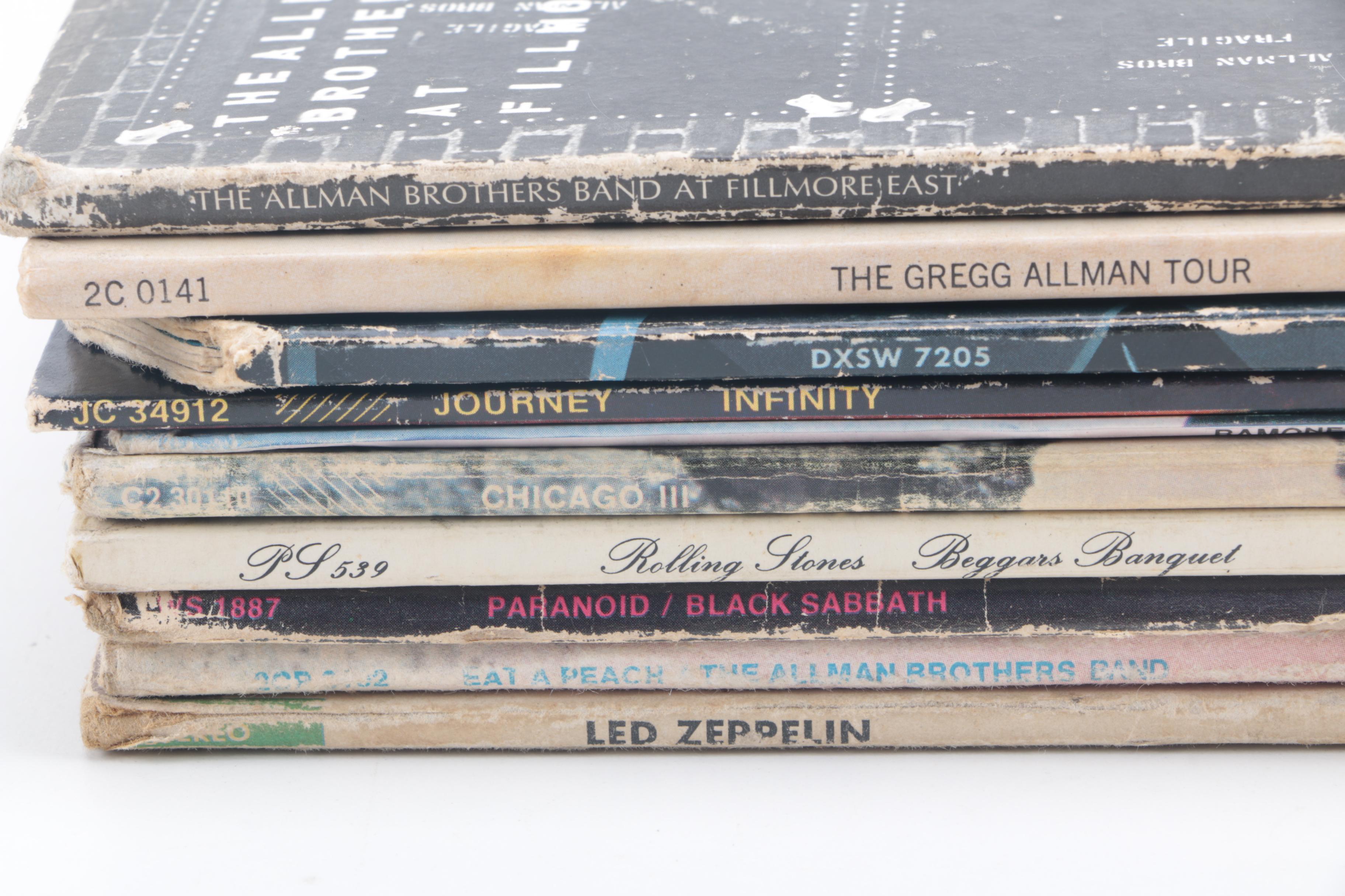 Ramones, Black Sabbath, Stones, Zeppelin, and Other Rock/Pop LPs