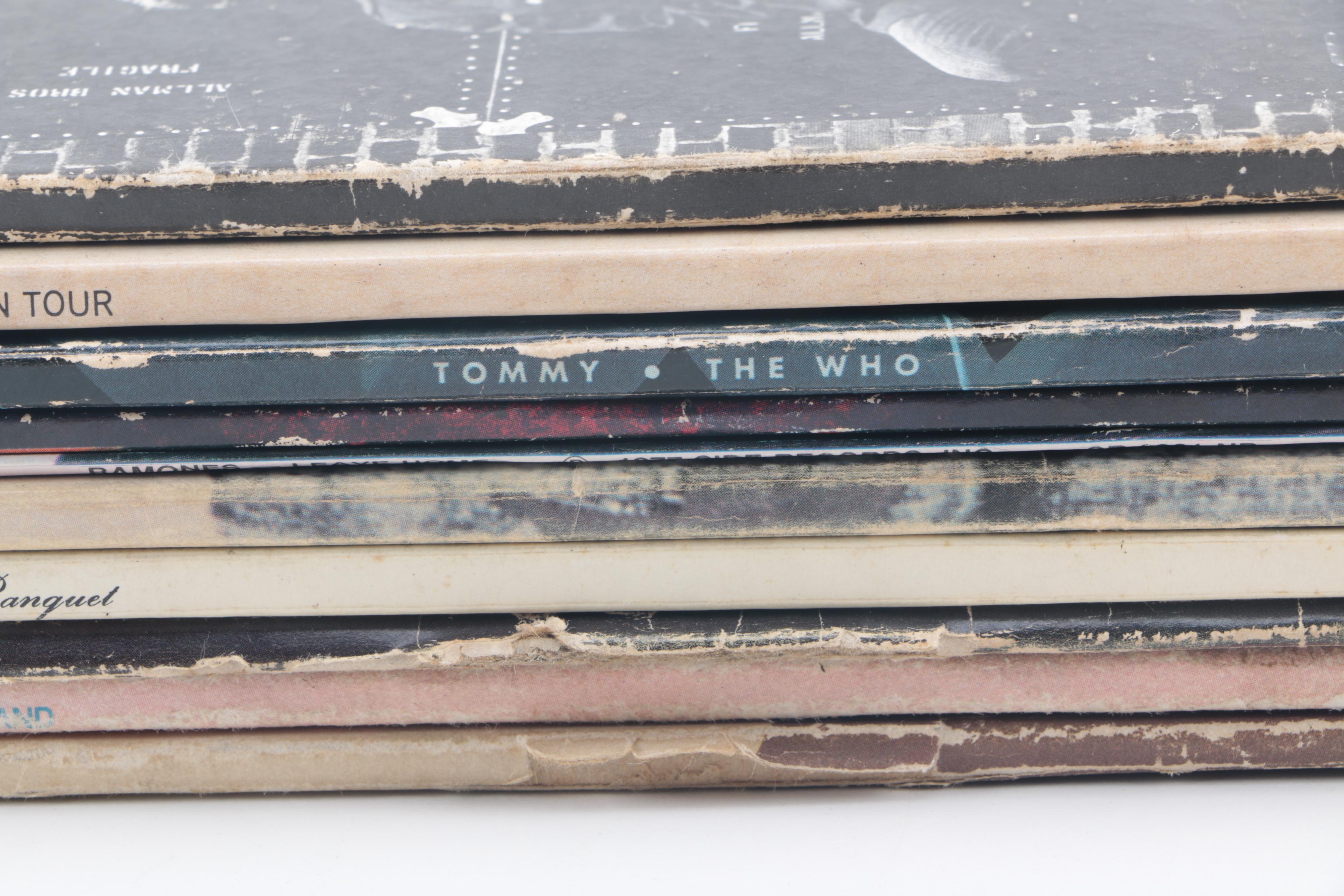 Ramones, Black Sabbath, Stones, Zeppelin, and Other Rock/Pop LPs