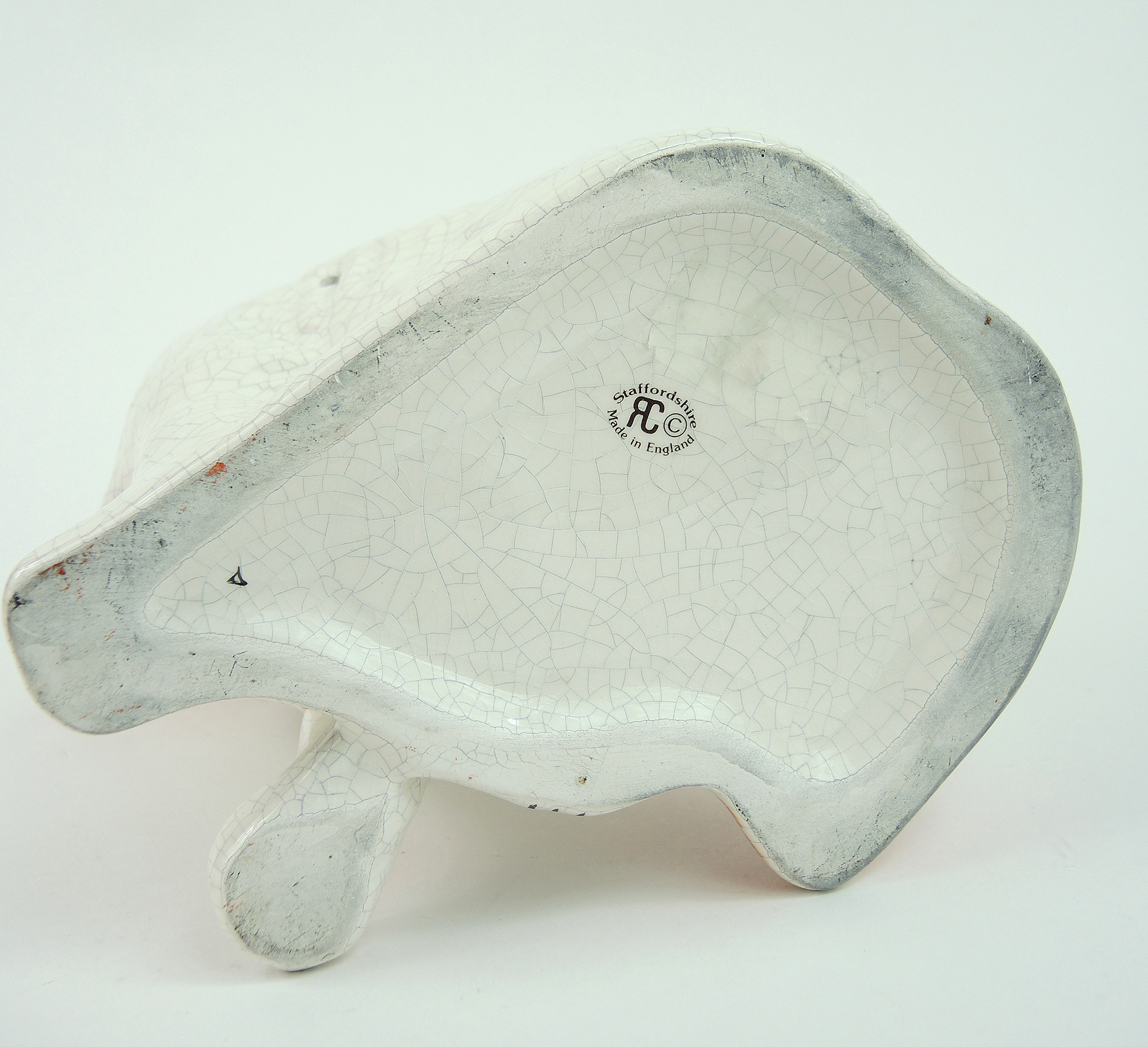 Modern Reproduction Staffordshire Ceramic Spaniel Figure