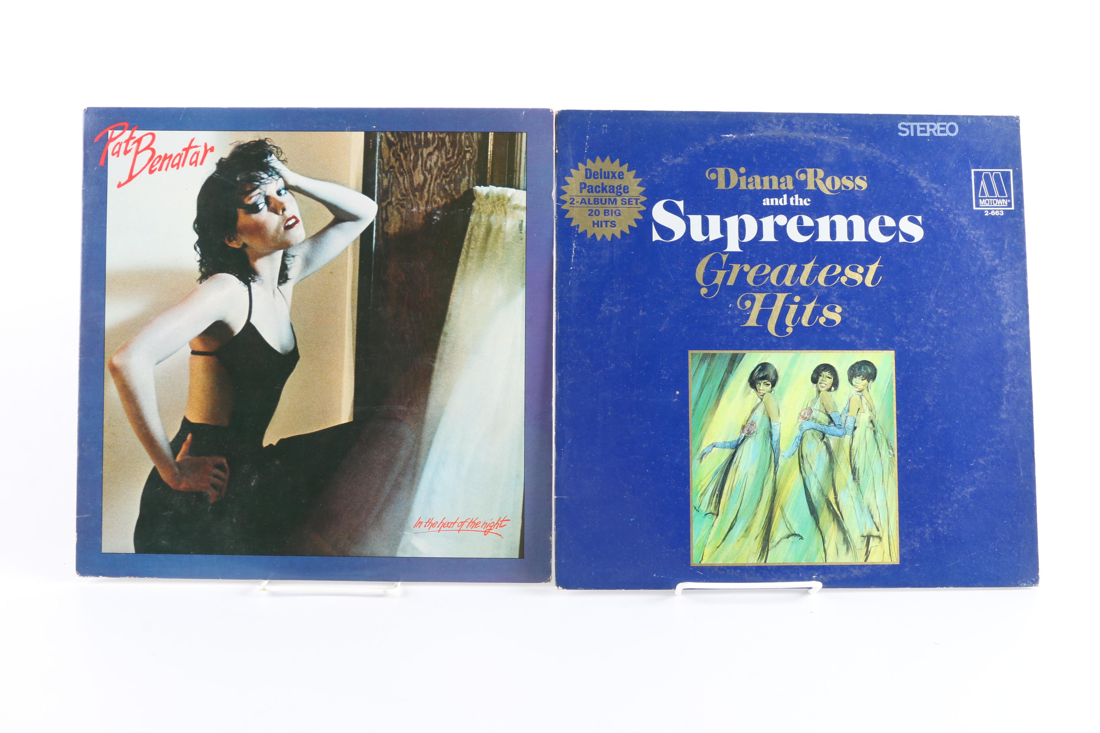 Madonna, Diana Ross, Pat Benatar, Carly Simon, and Whitney Houston LPs