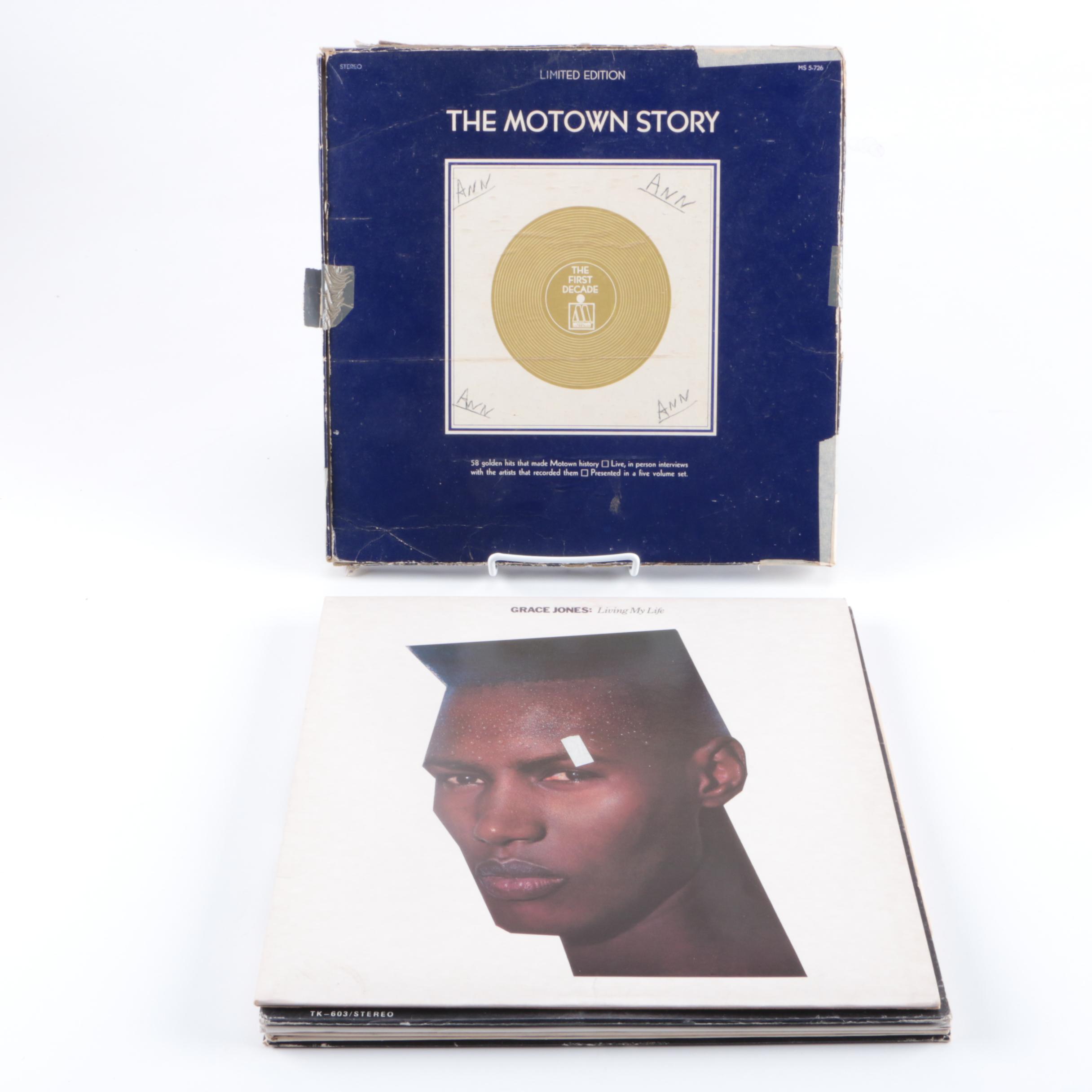 Motown, Grace Jones, and Other R&B, Funk, and Jazz LPs
