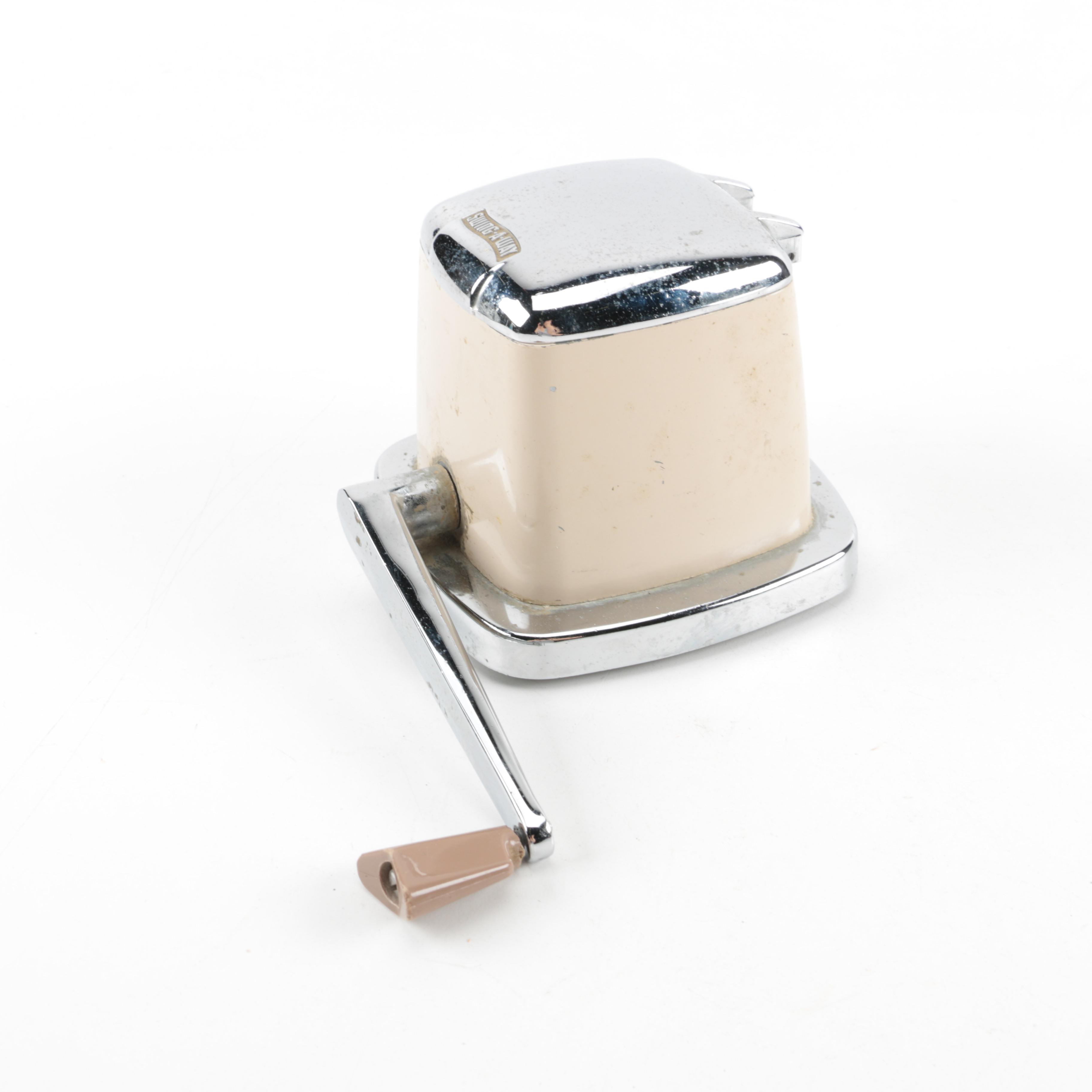 Vintage "Swing-A-Way" Hand-Cranked Ice Crusher