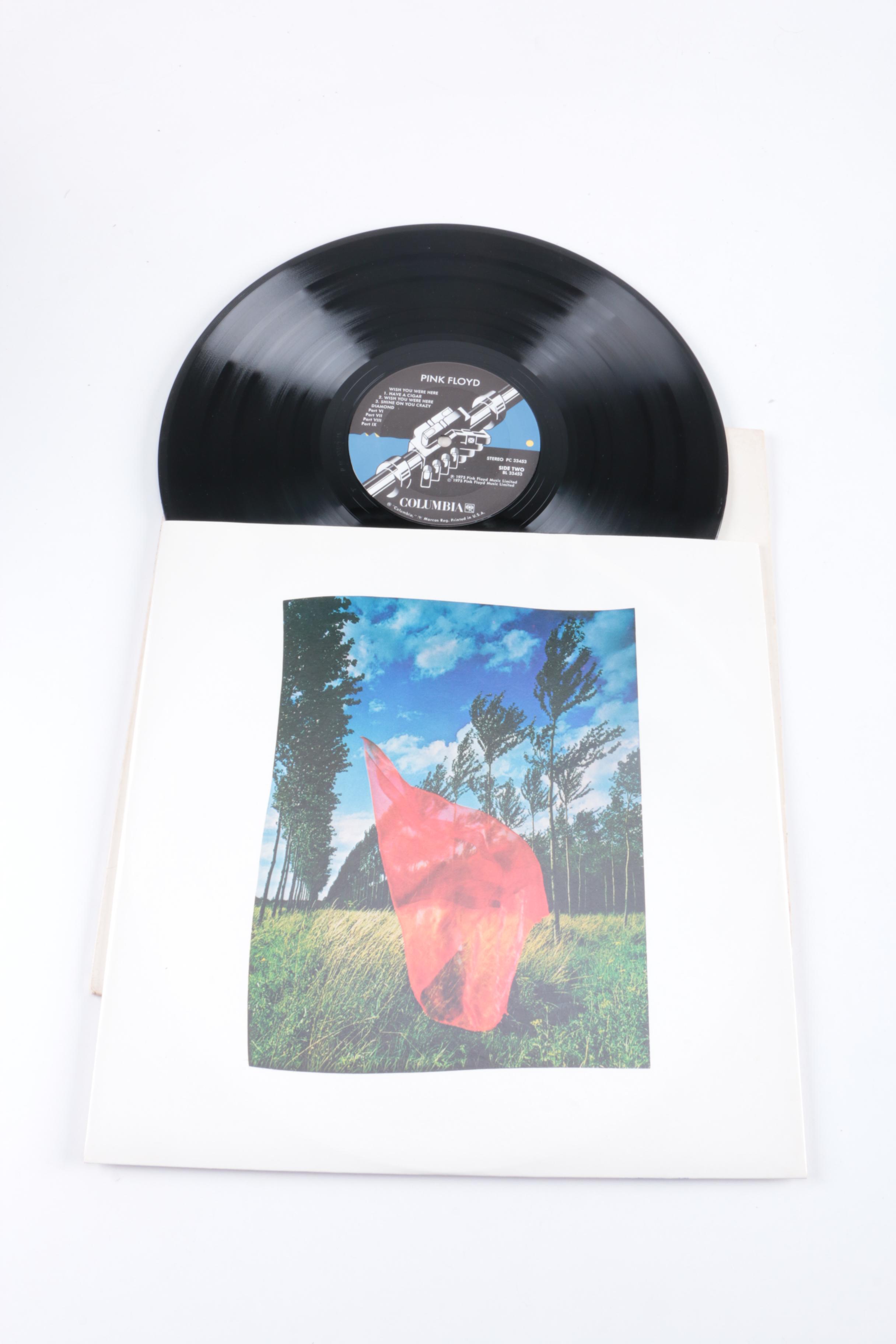 Pink Floyd "Dark Side of the Moon" and "Wish You Were Here" LPs