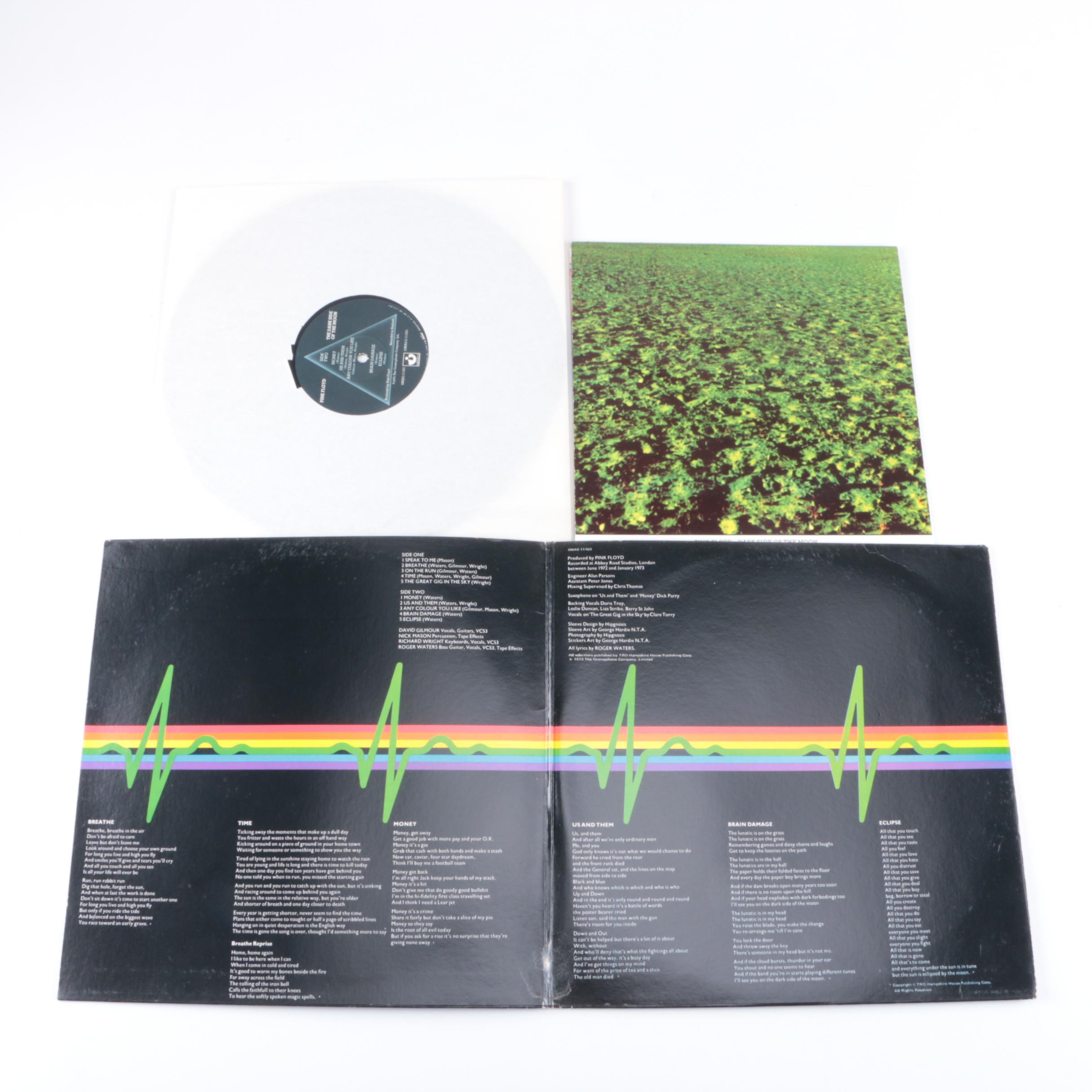 Pink Floyd "Dark Side of the Moon" and "Wish You Were Here" LPs