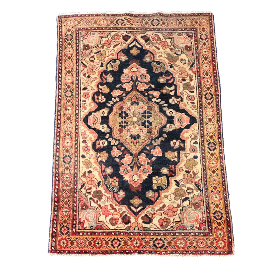Hand-Knotted Persian Jozan Area Rug