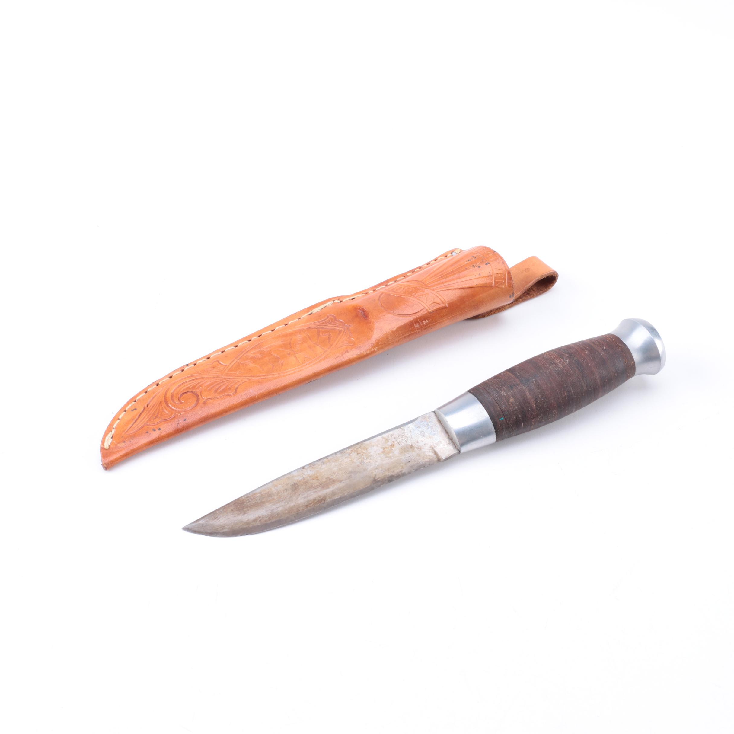 Vintage Norwegian Helle Fjellkniven Hunting Knife