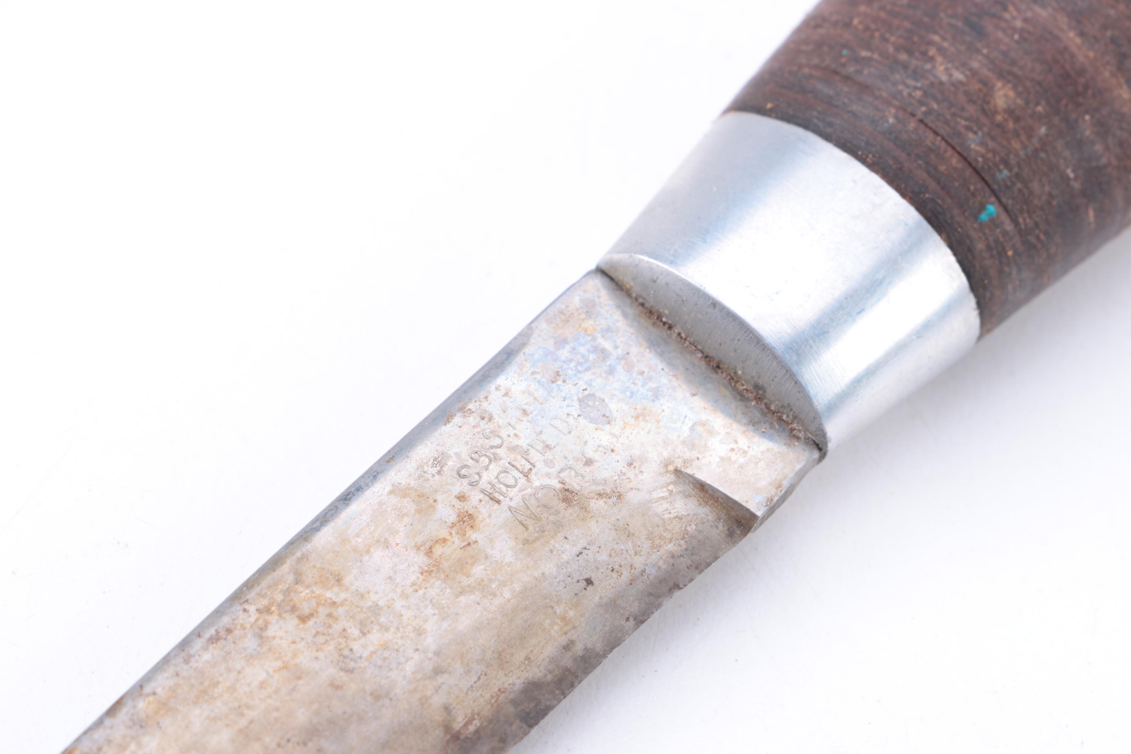 Vintage Norwegian Helle Fjellkniven Hunting Knife