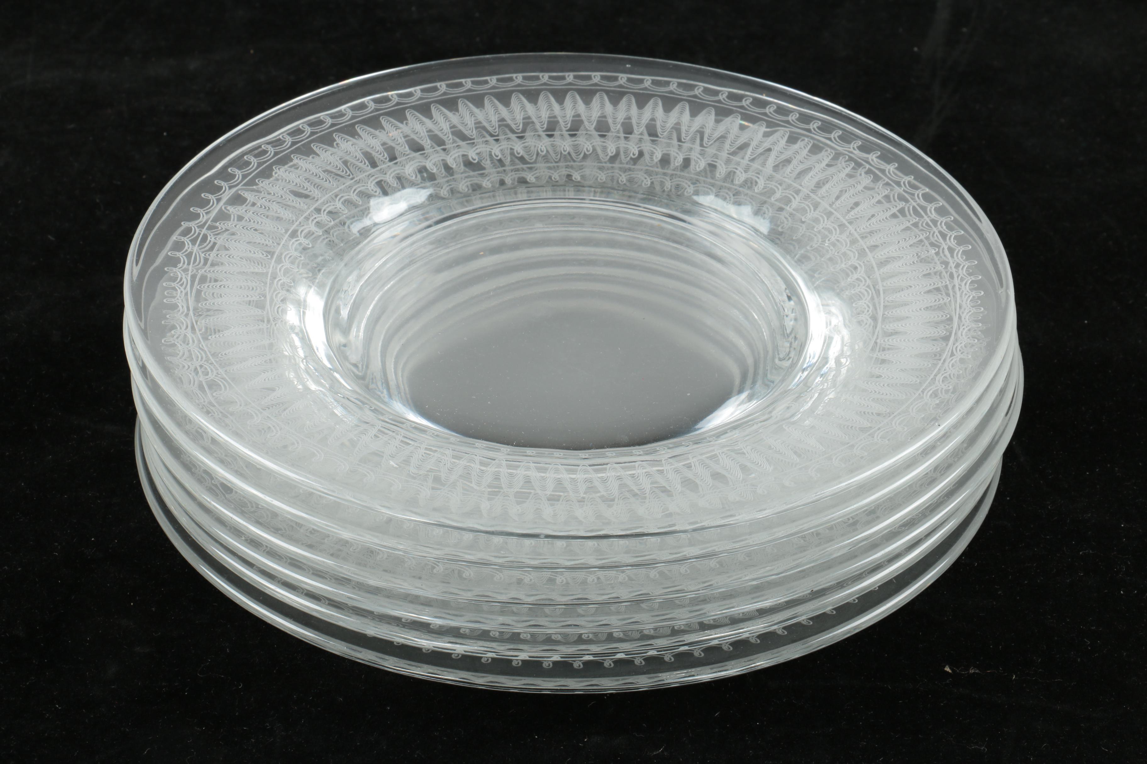 Etched Glass Dishes