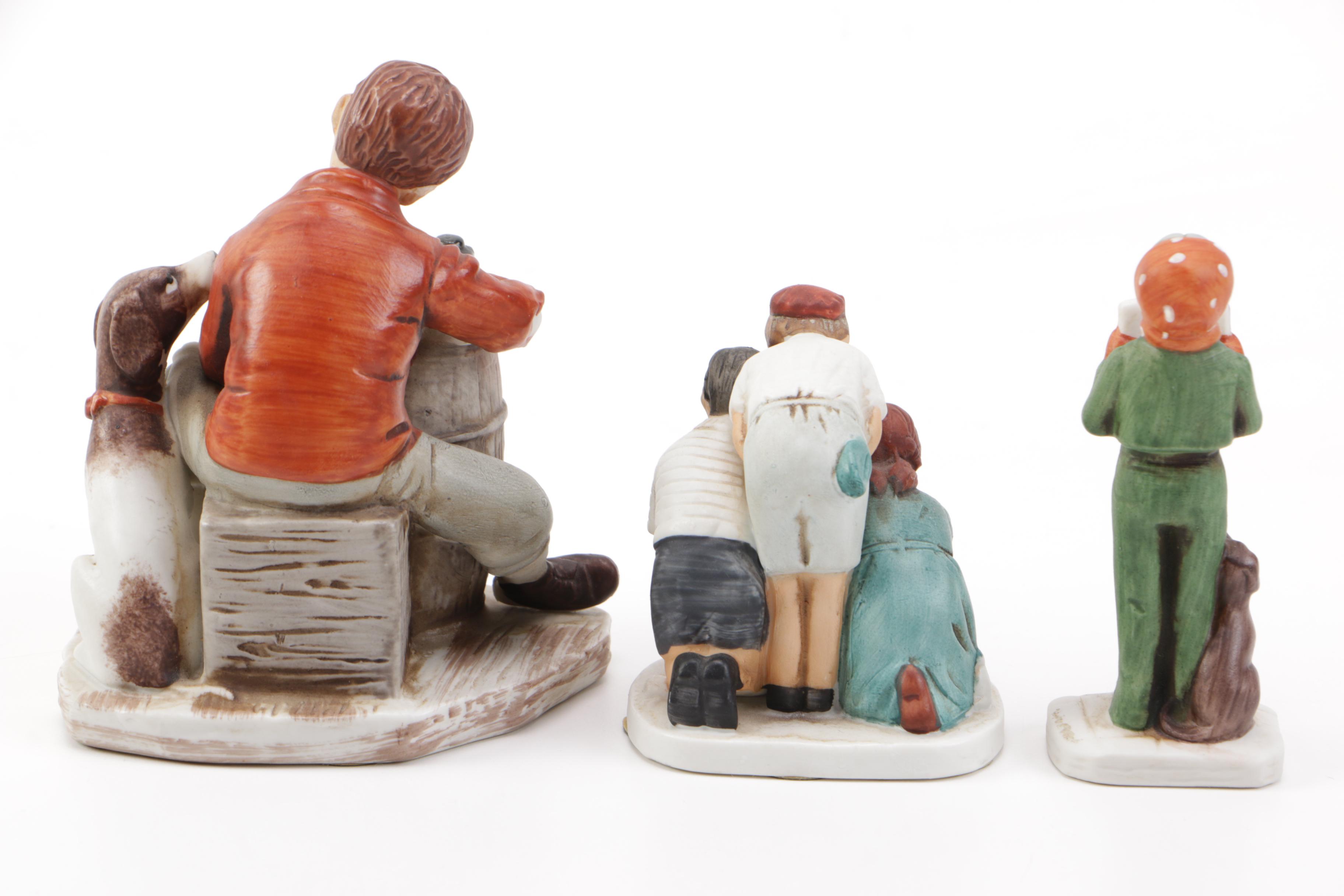 Norman Rockwell Porcelain Figurines