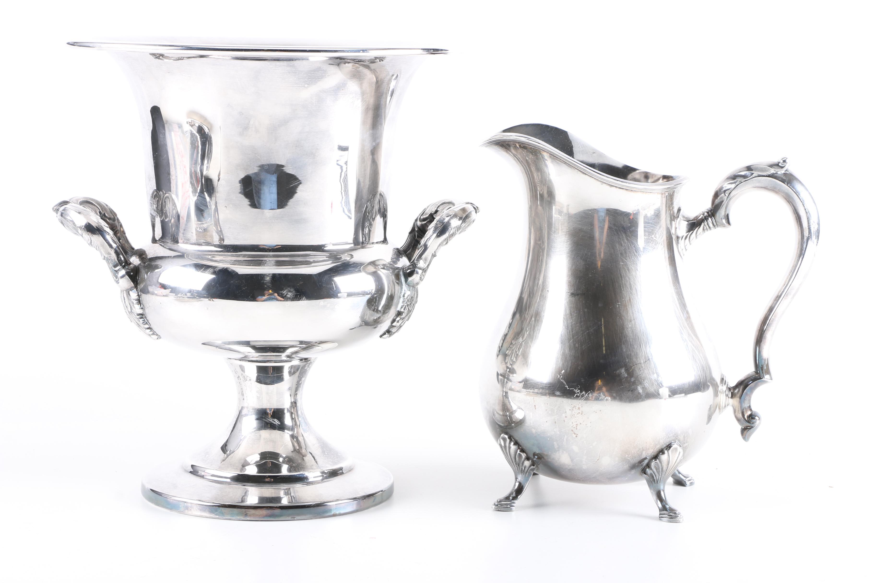 Silver Plated Tableware Including Poole
