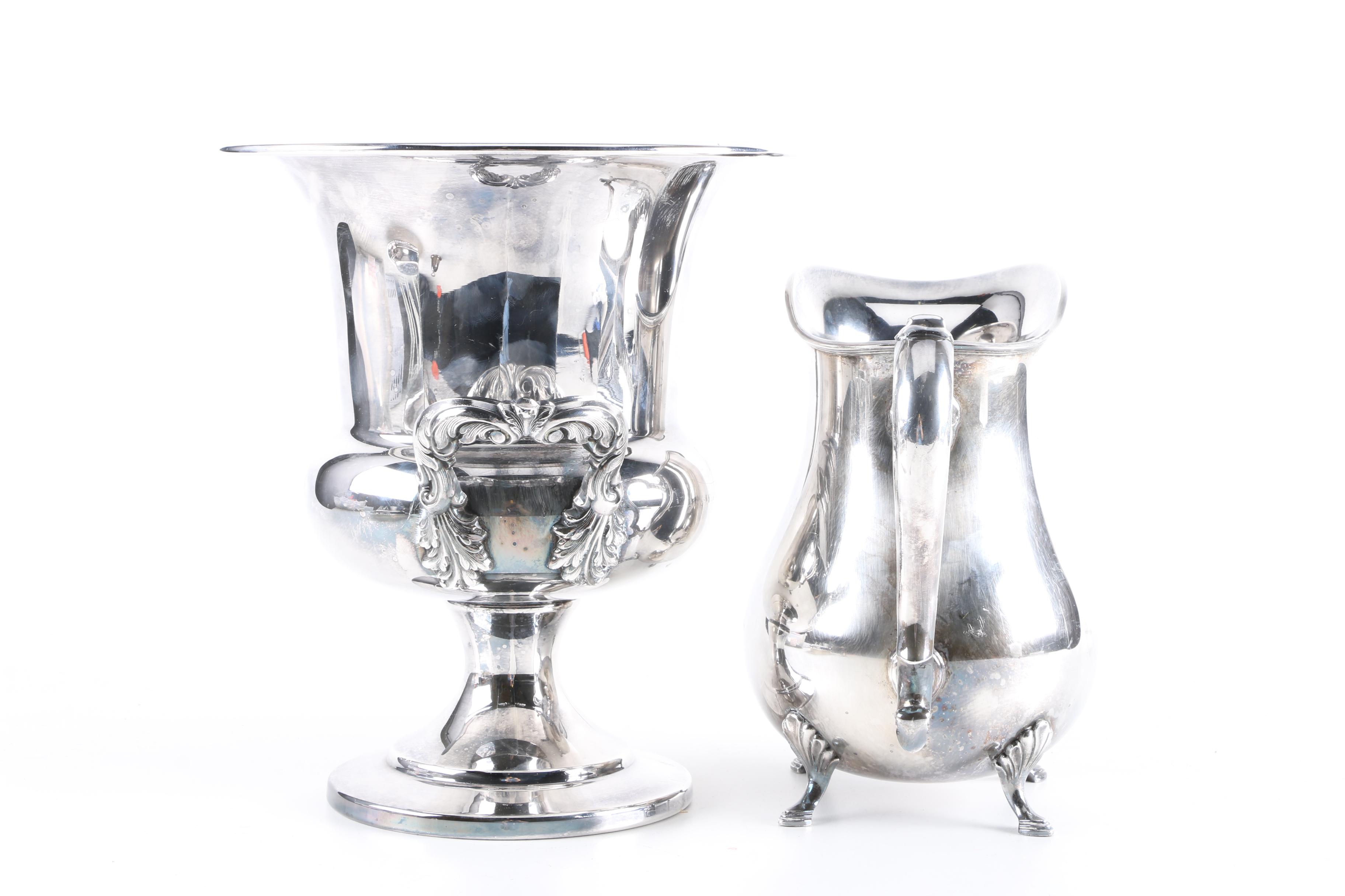 Silver Plated Tableware Including Poole