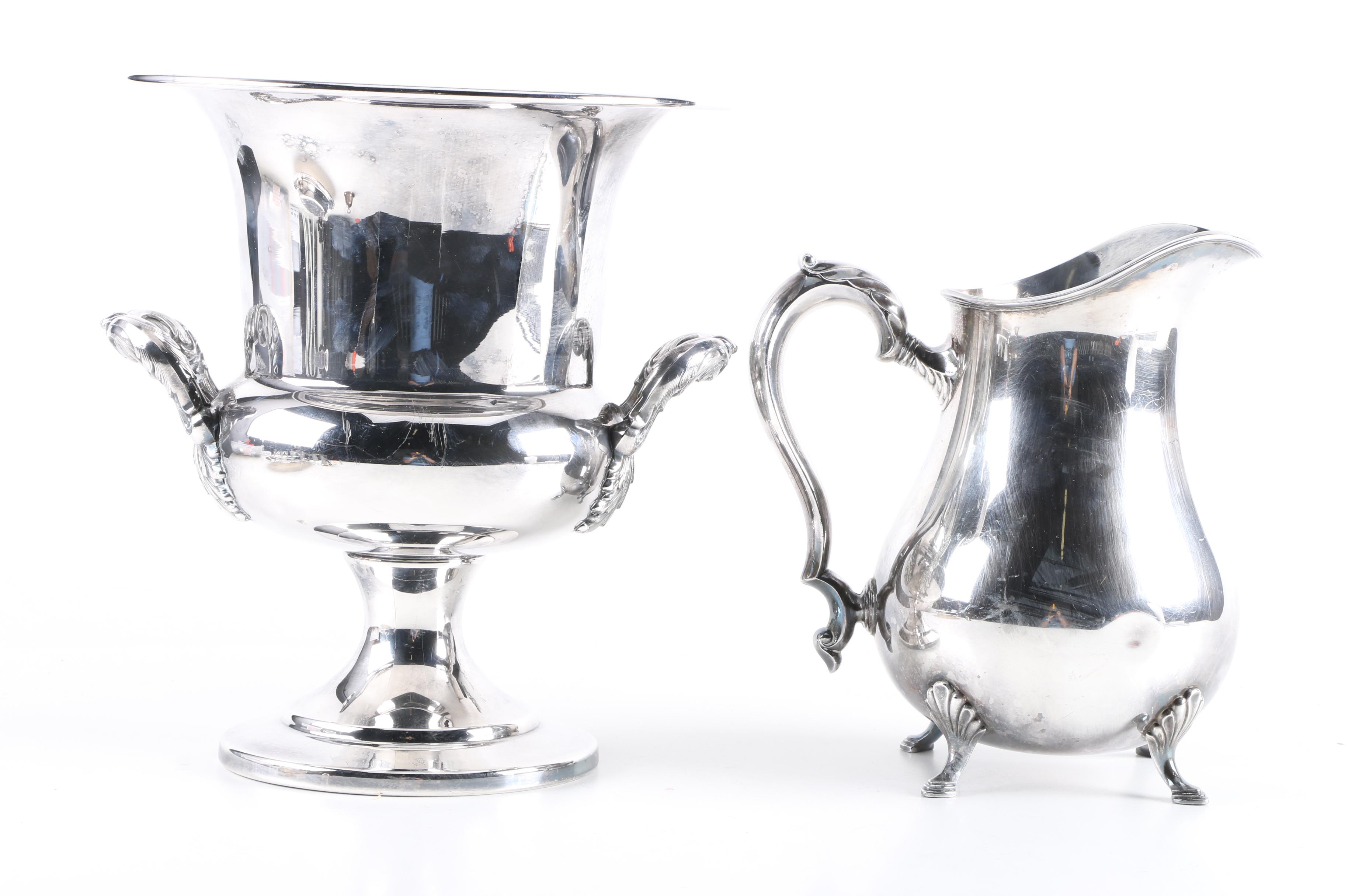 Silver Plated Tableware Including Poole