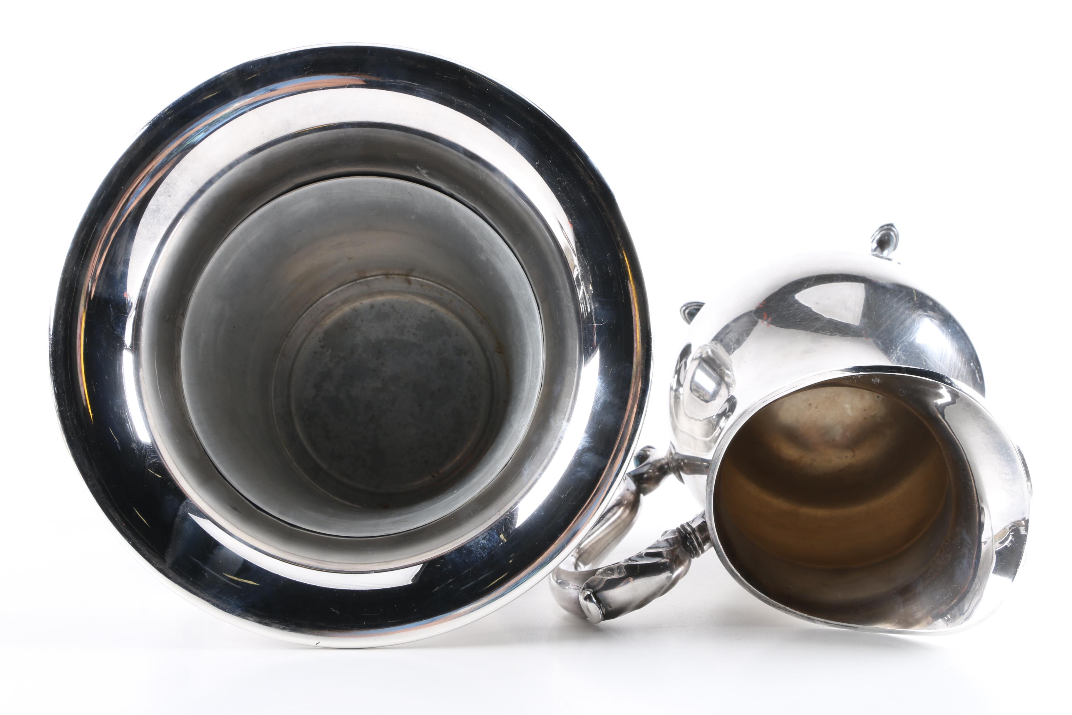 Silver Plated Tableware Including Poole