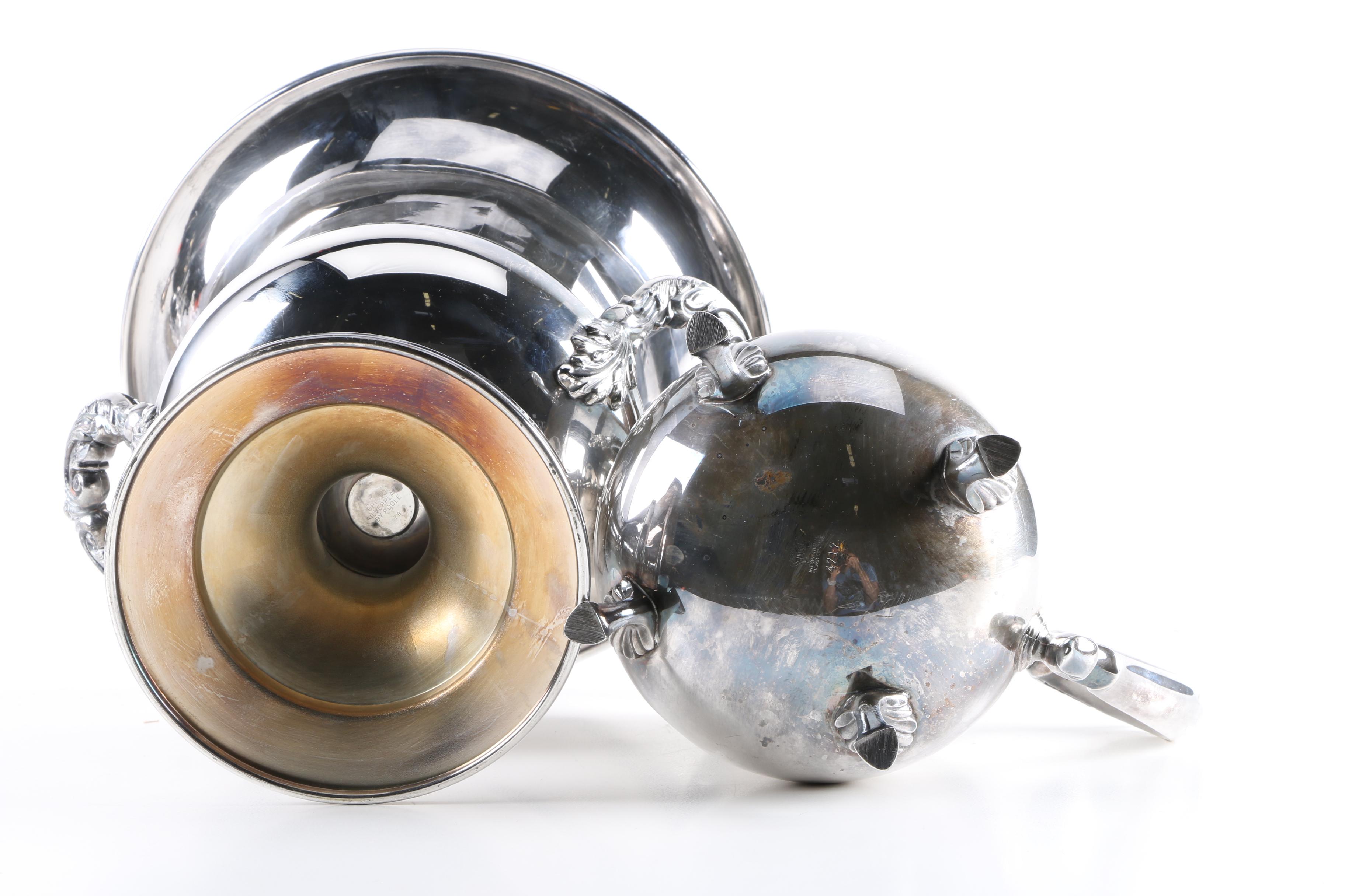 Silver Plated Tableware Including Poole